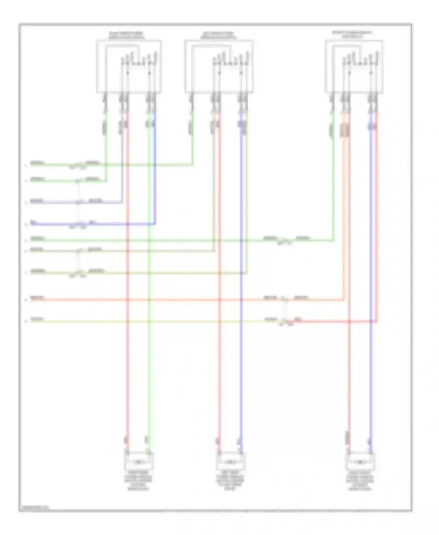 XV Subaru GP (2011-2016): Power windows circuit, with hev (2 of 2)