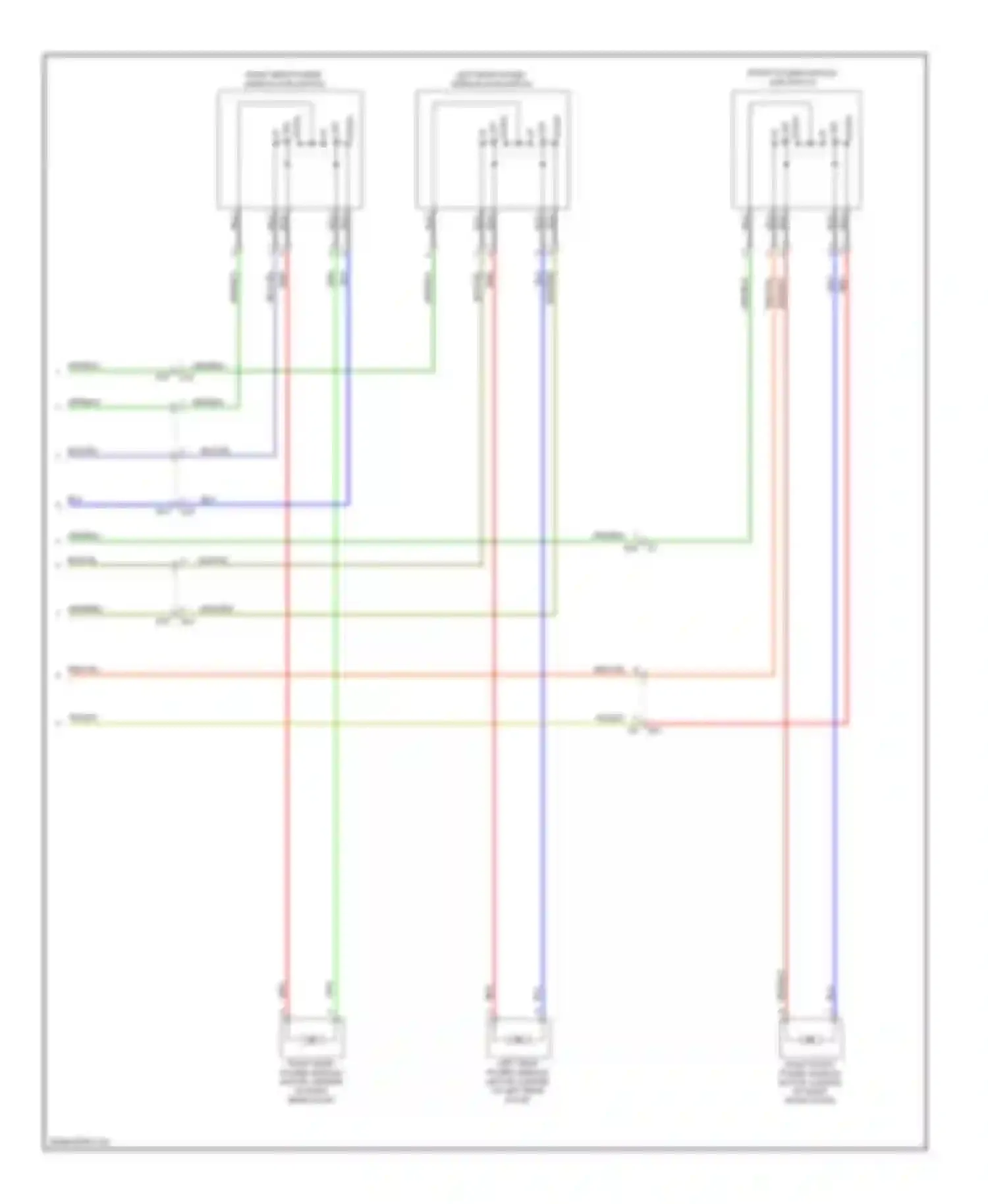XV Subaru GP (2011-2016): Power windows circuit, without hev (2 of 2)