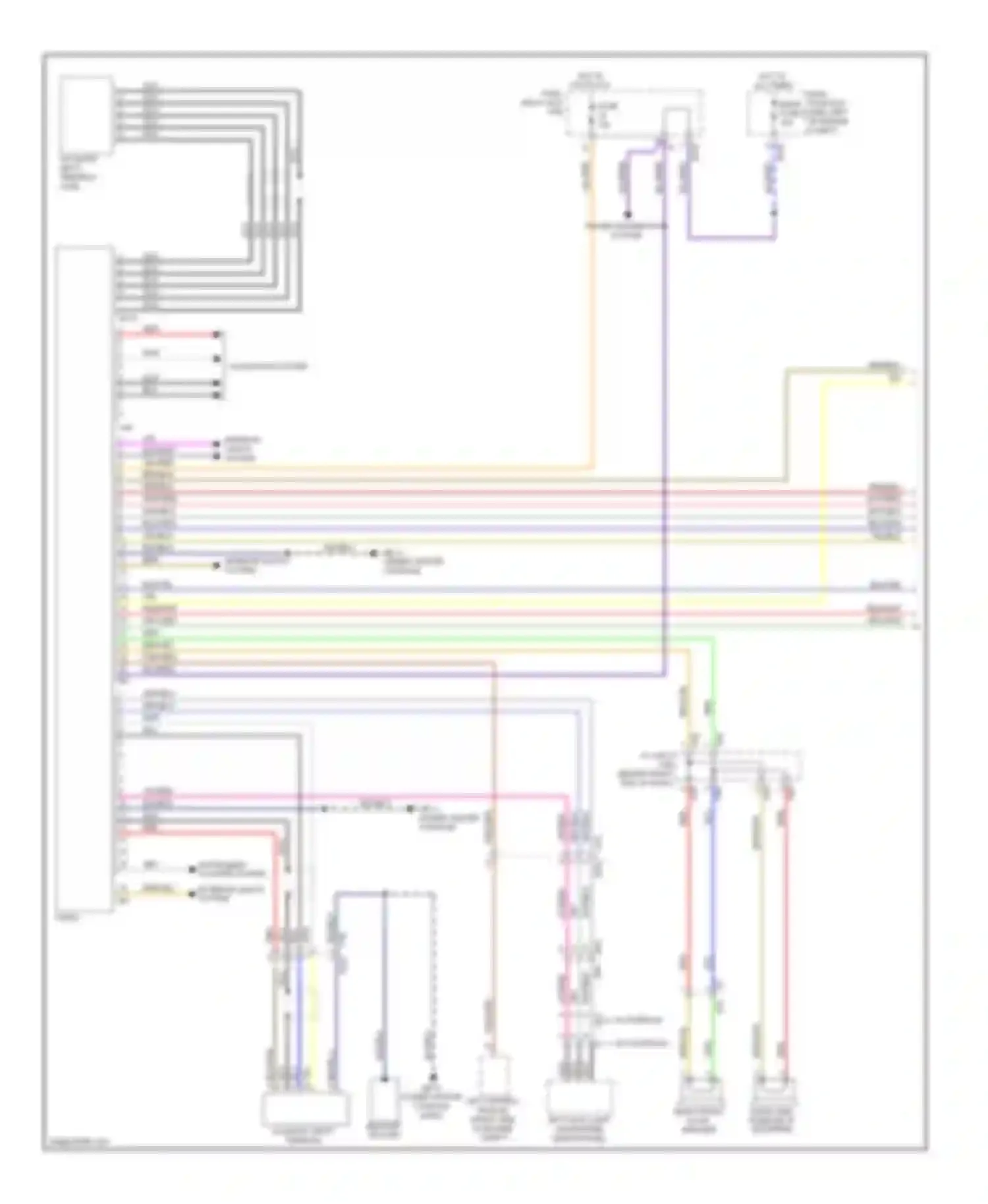 XV Subaru GP (2011-2016): Radio circuit, without hev (1 of 2)