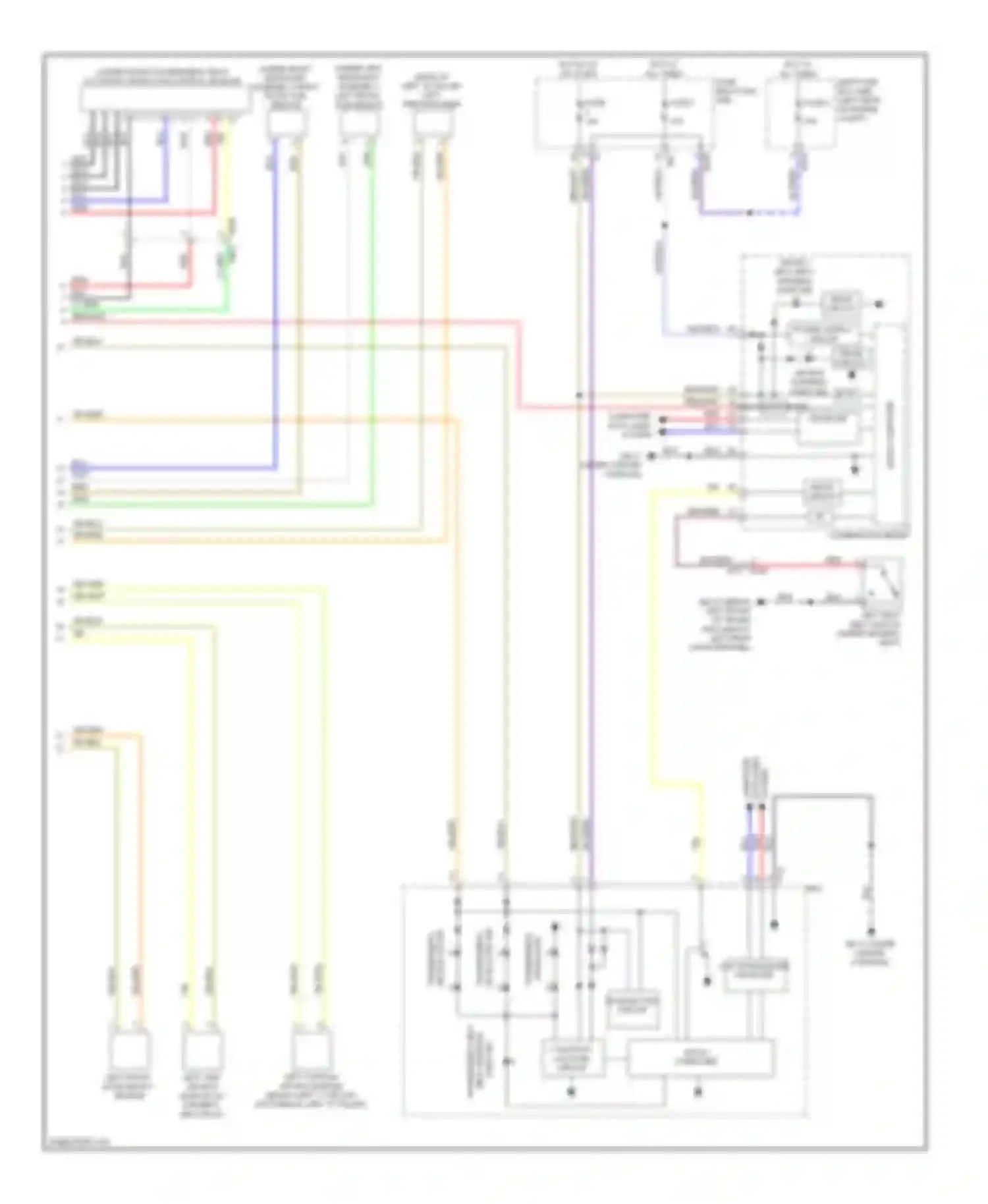 XV Subaru GP (2011-2016): Supplemental restraints circuit, without hev (2 of 2)