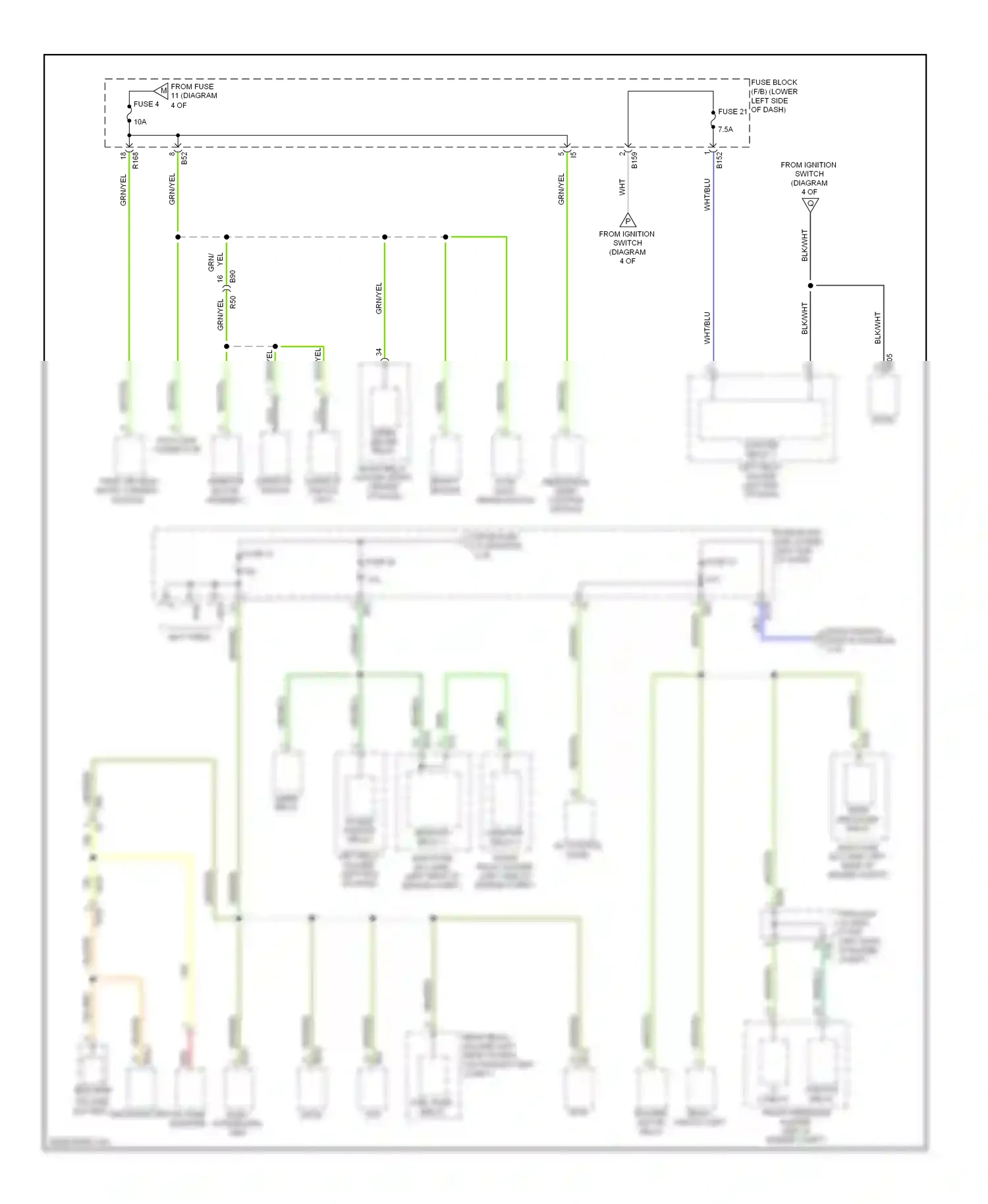 Subaru XV GP (2011-2016) a/c control panel wiring diagram  (16 of 19)
