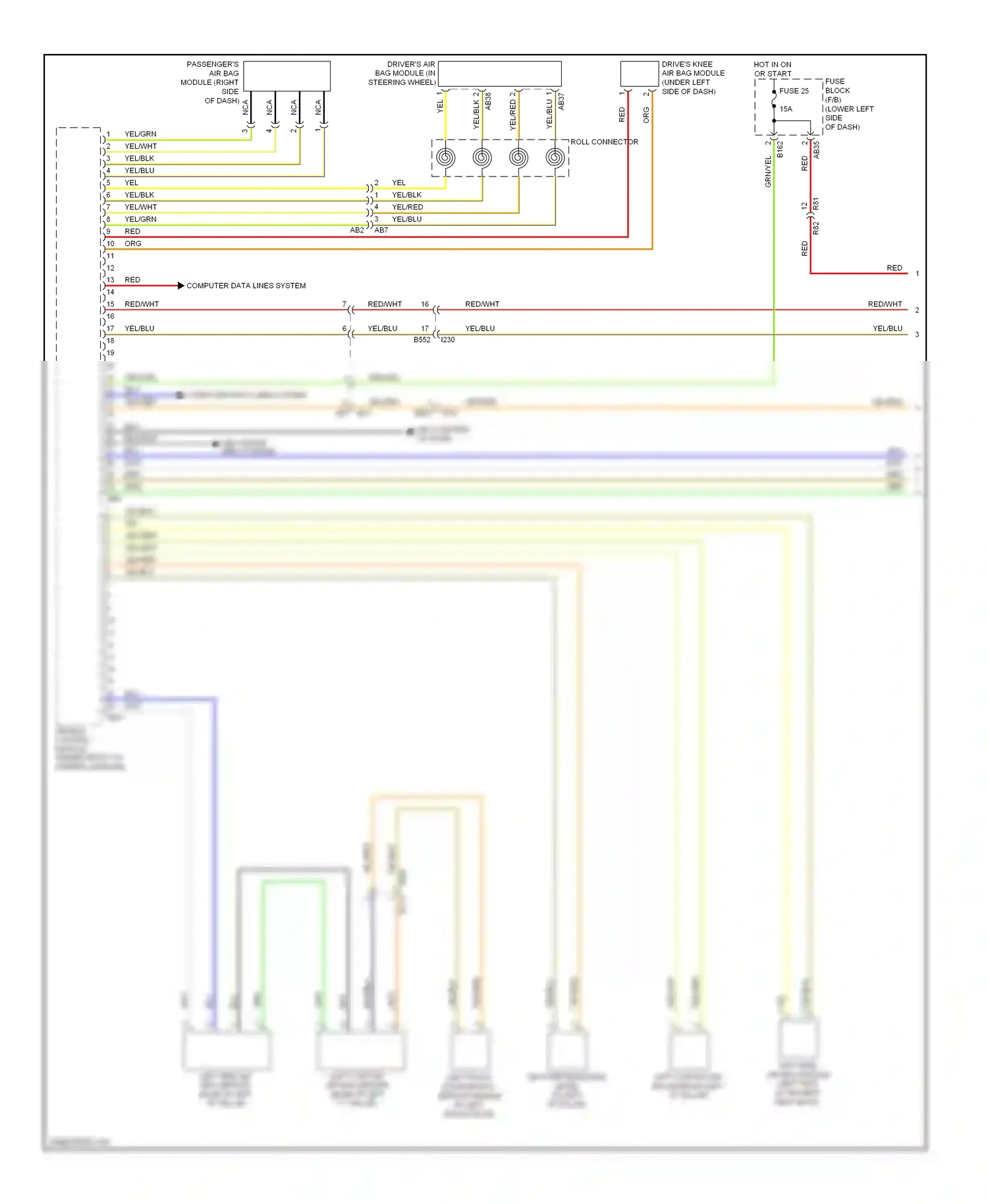 Subaru XV GP (2011-2016) computer data lines system wiring diagram  (60 of 74)