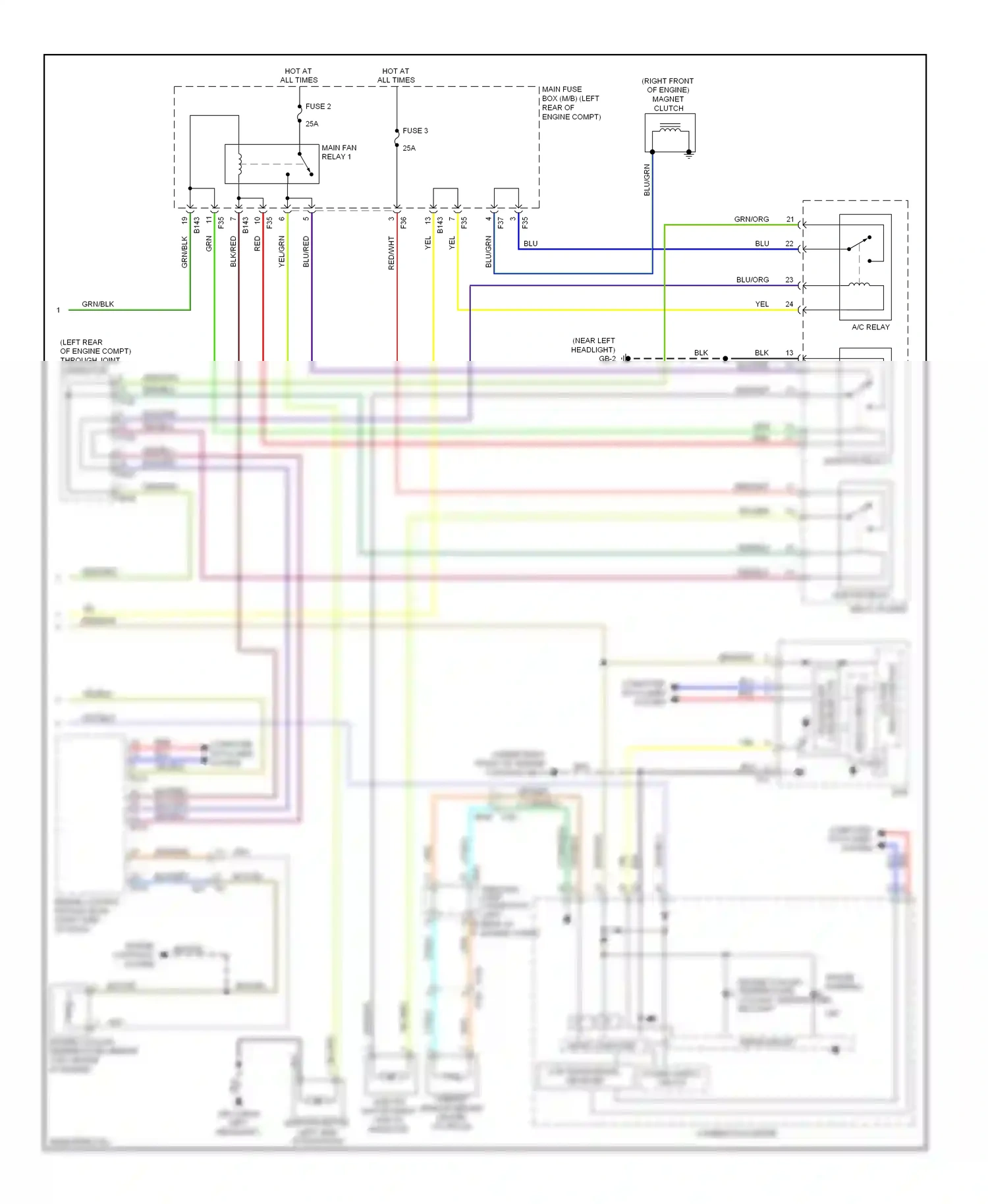 Subaru XV GP (2011-2016) computer data lines system wiring diagram  (5 of 74)