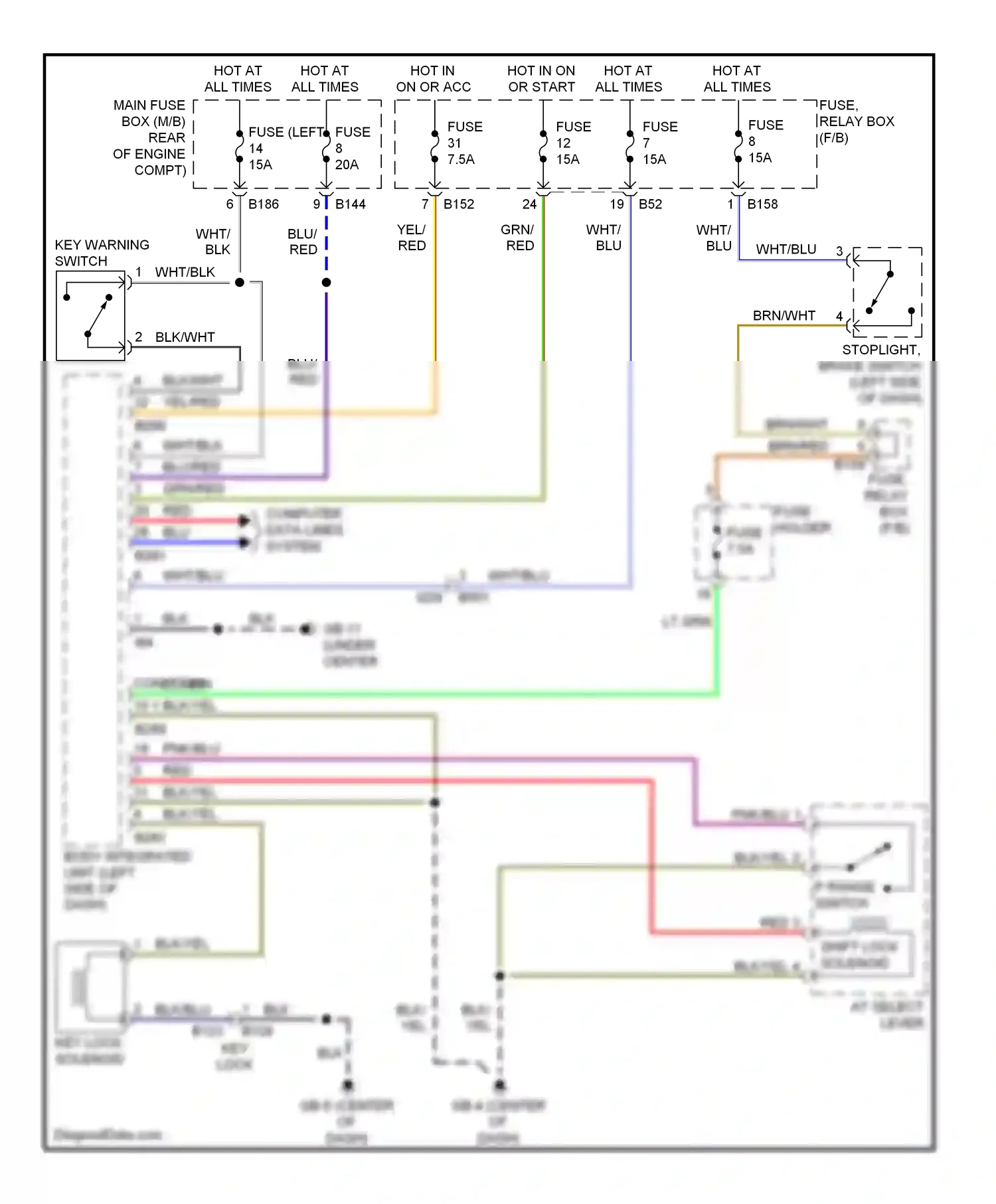 Subaru XV GP (2011-2016) computer data lines system wiring diagram  (58 of 74)