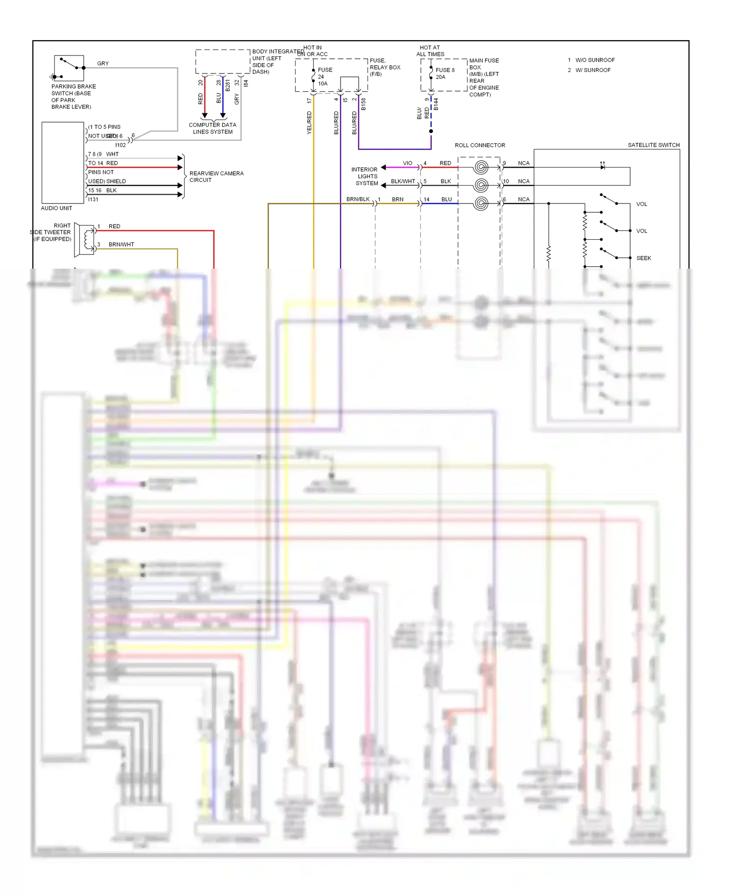Subaru XV GP (2011-2016) computer data lines system wiring diagram  (48 of 74)