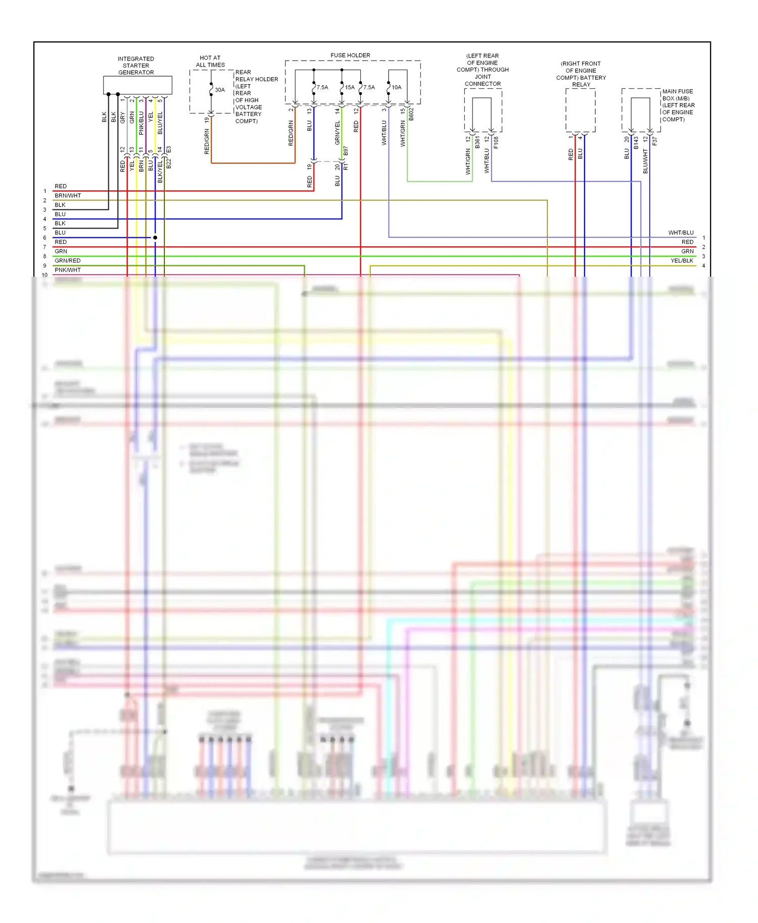 Subaru XV GP (2011-2016) computer data lines system wiring diagram  (39 of 74)