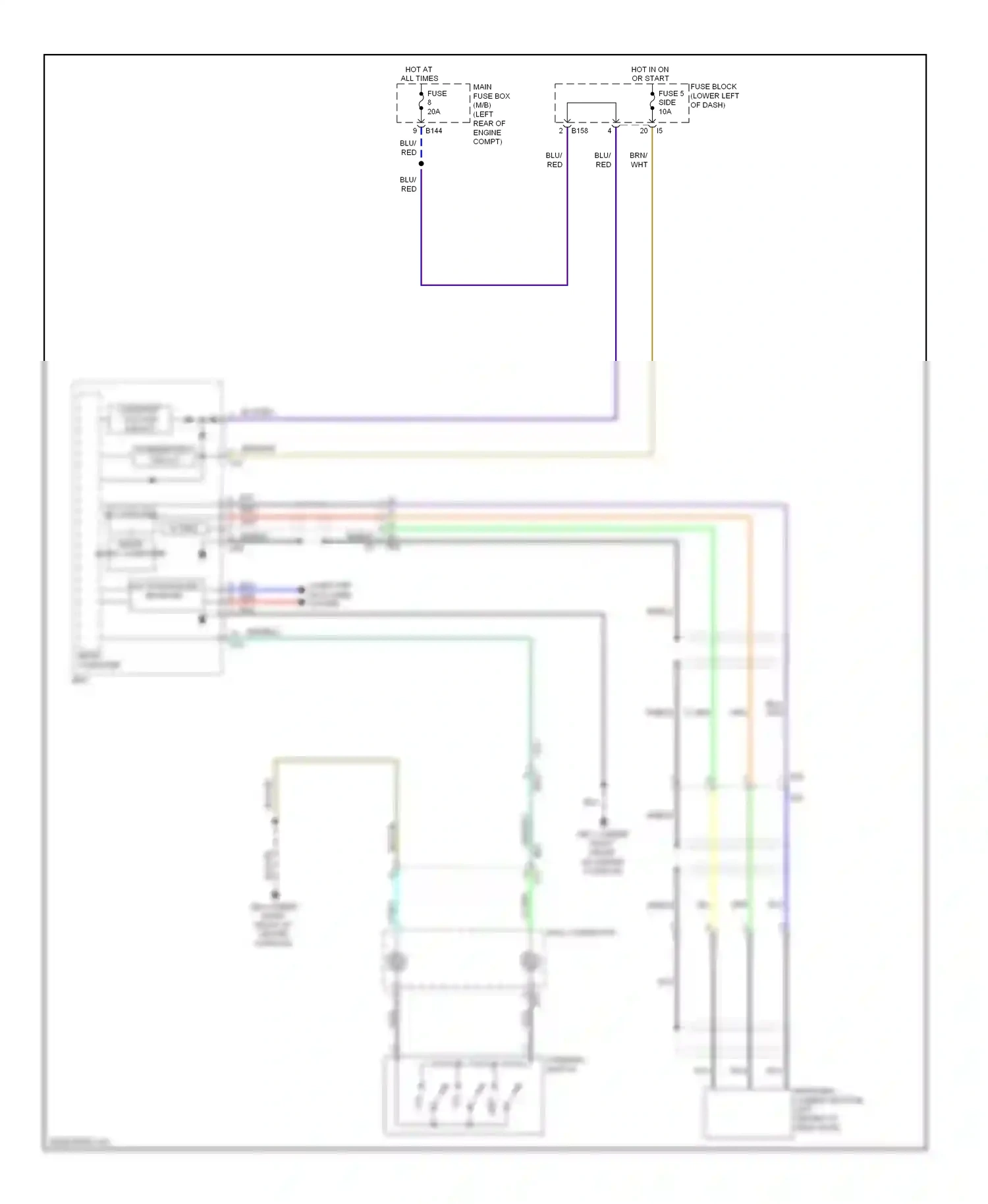 Subaru XV GP (2011-2016) computer data lines system wiring diagram  (49 of 74)