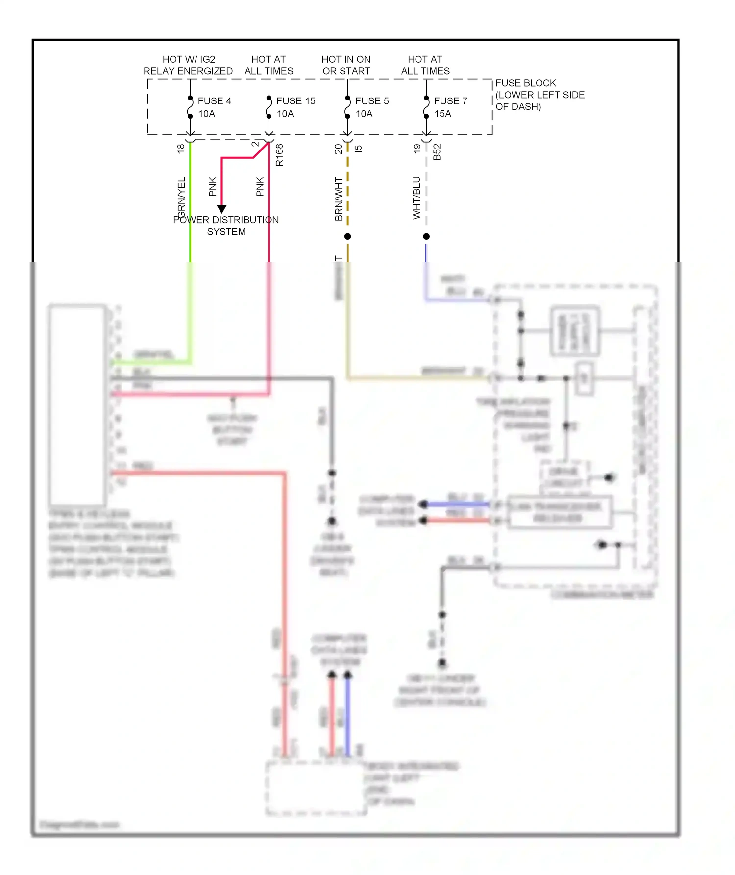 Subaru XV GP (2011-2016) computer data lines system wiring diagram  (73 of 74)