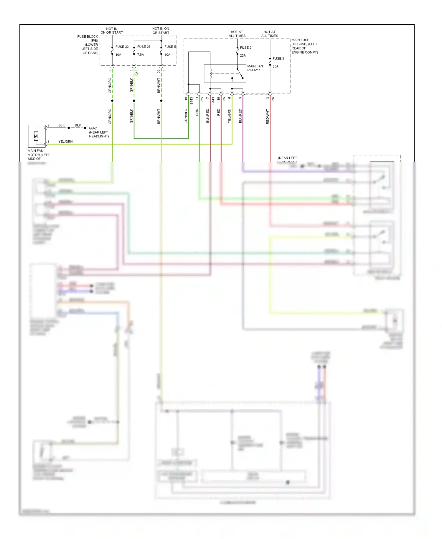 Subaru XV GP (2011-2016) micro computer wiring diagram  (5 of 41)