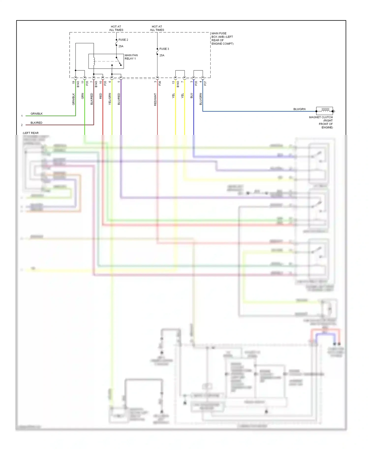 Subaru XV GP (2011-2016) micro computer wiring diagram  (10 of 41)