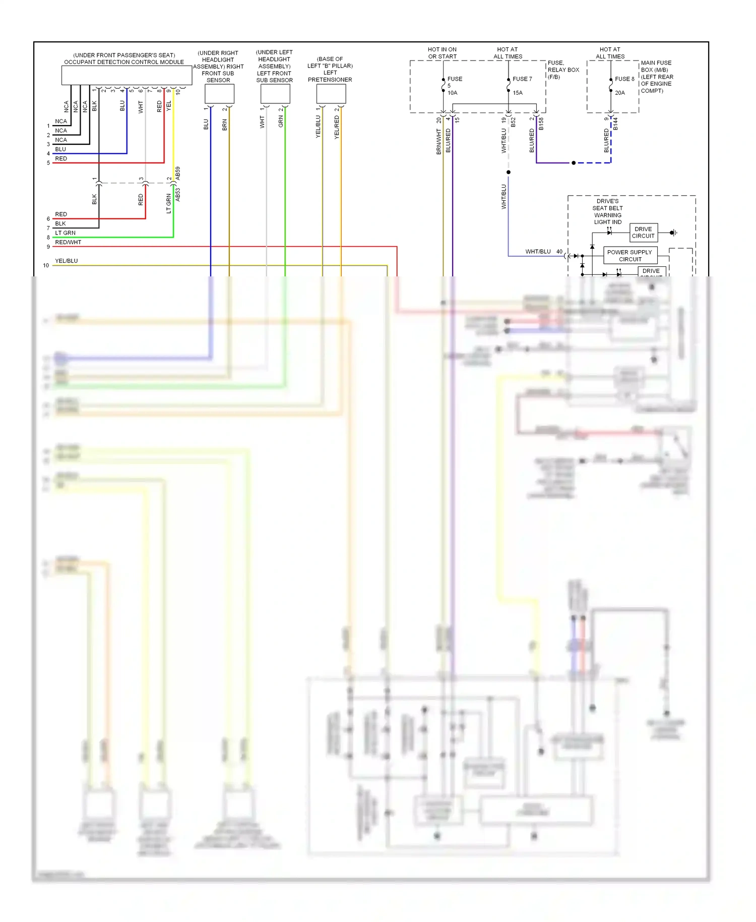 Subaru XV GP (2011-2016) micro computer wiring diagram  (36 of 41)