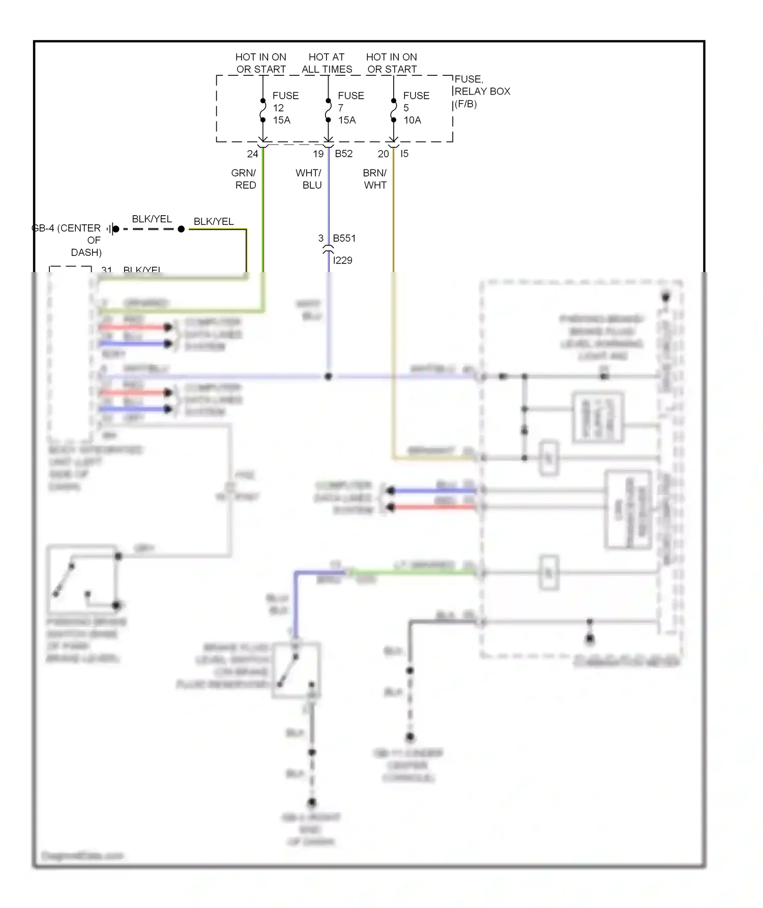 Subaru XV GP (2011-2016) micro computer wiring diagram  (24 of 41)