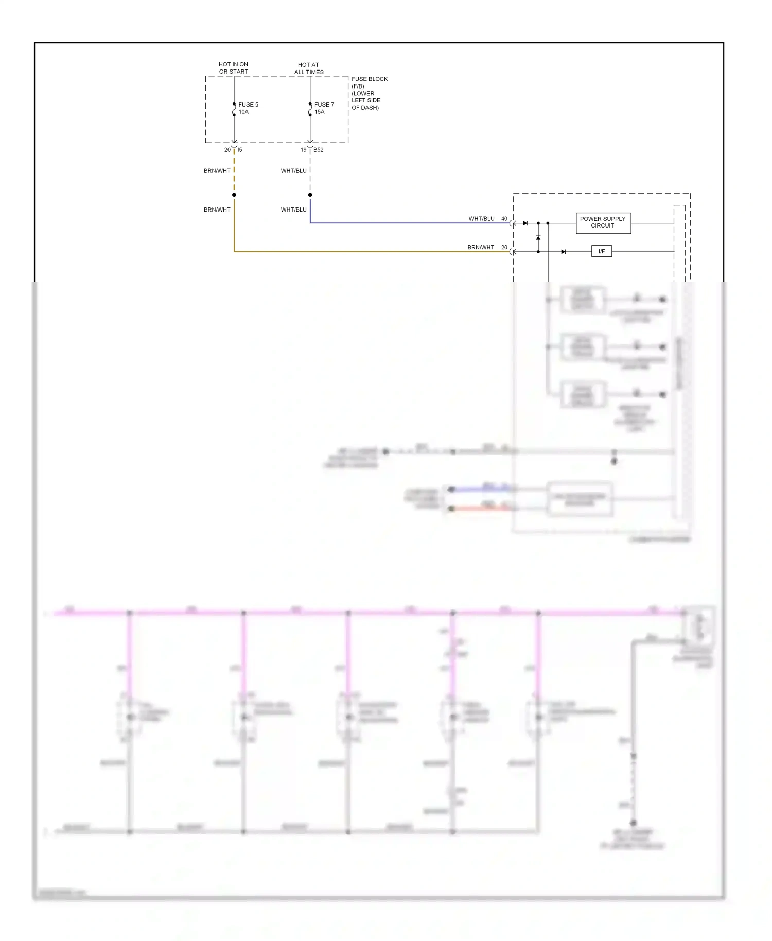 Subaru XV GP (2011-2016) micro computer wiring diagram  (22 of 41)