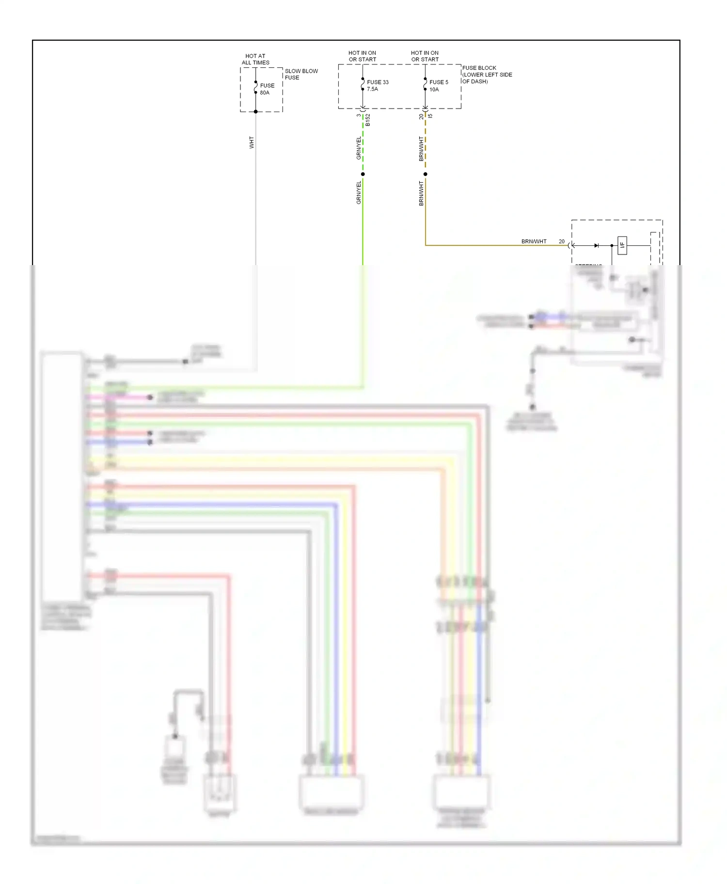 Subaru XV GP (2011-2016) micro computer wiring diagram  (12 of 41)
