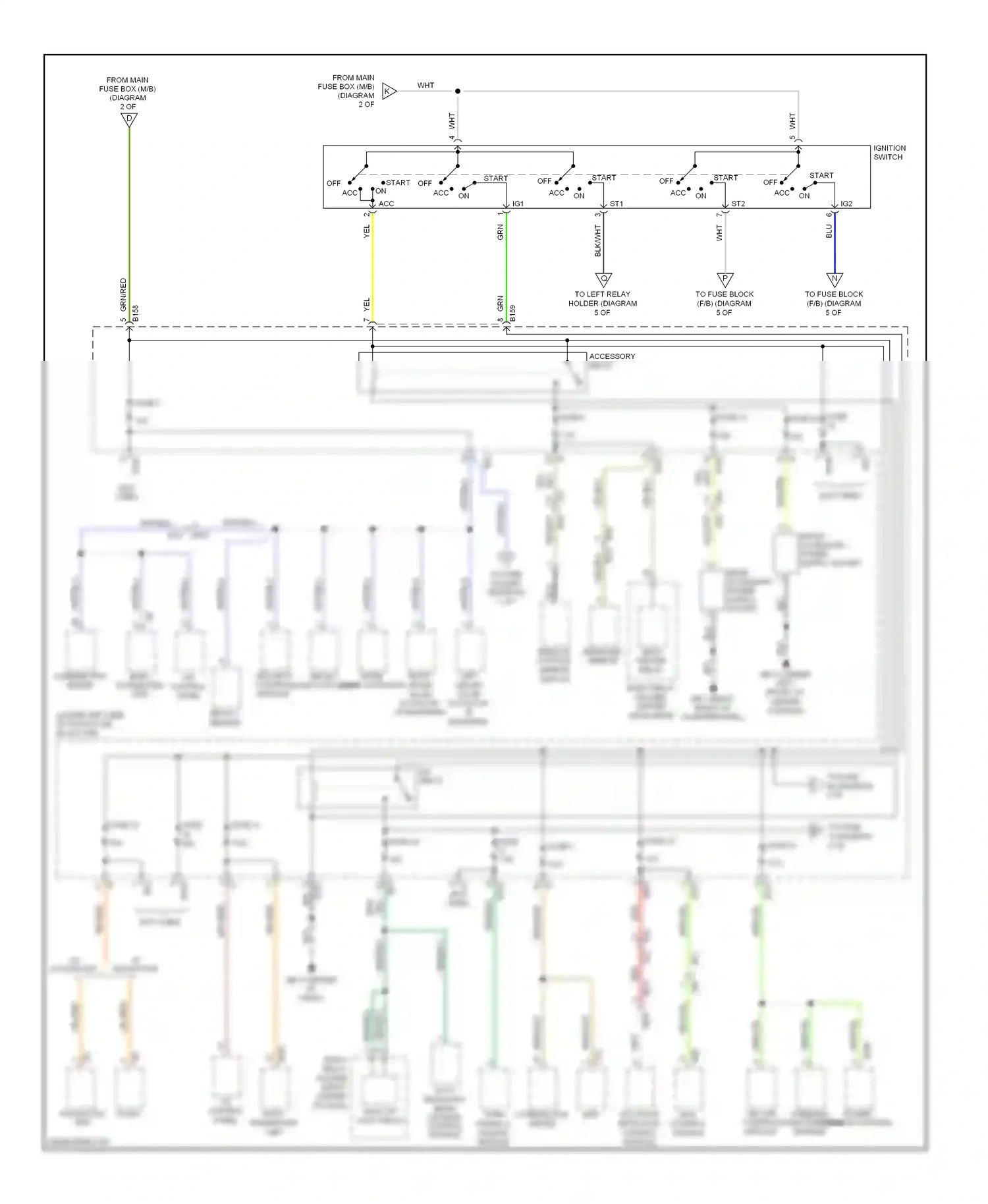 Subaru XV GP (2011-2016) security control module wiring diagram  (3 of 4)
