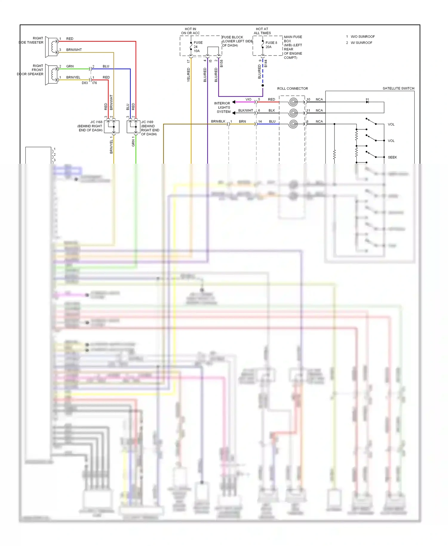 Subaru XV GP (2011-2016) shield wiring diagram  (14 of 23)