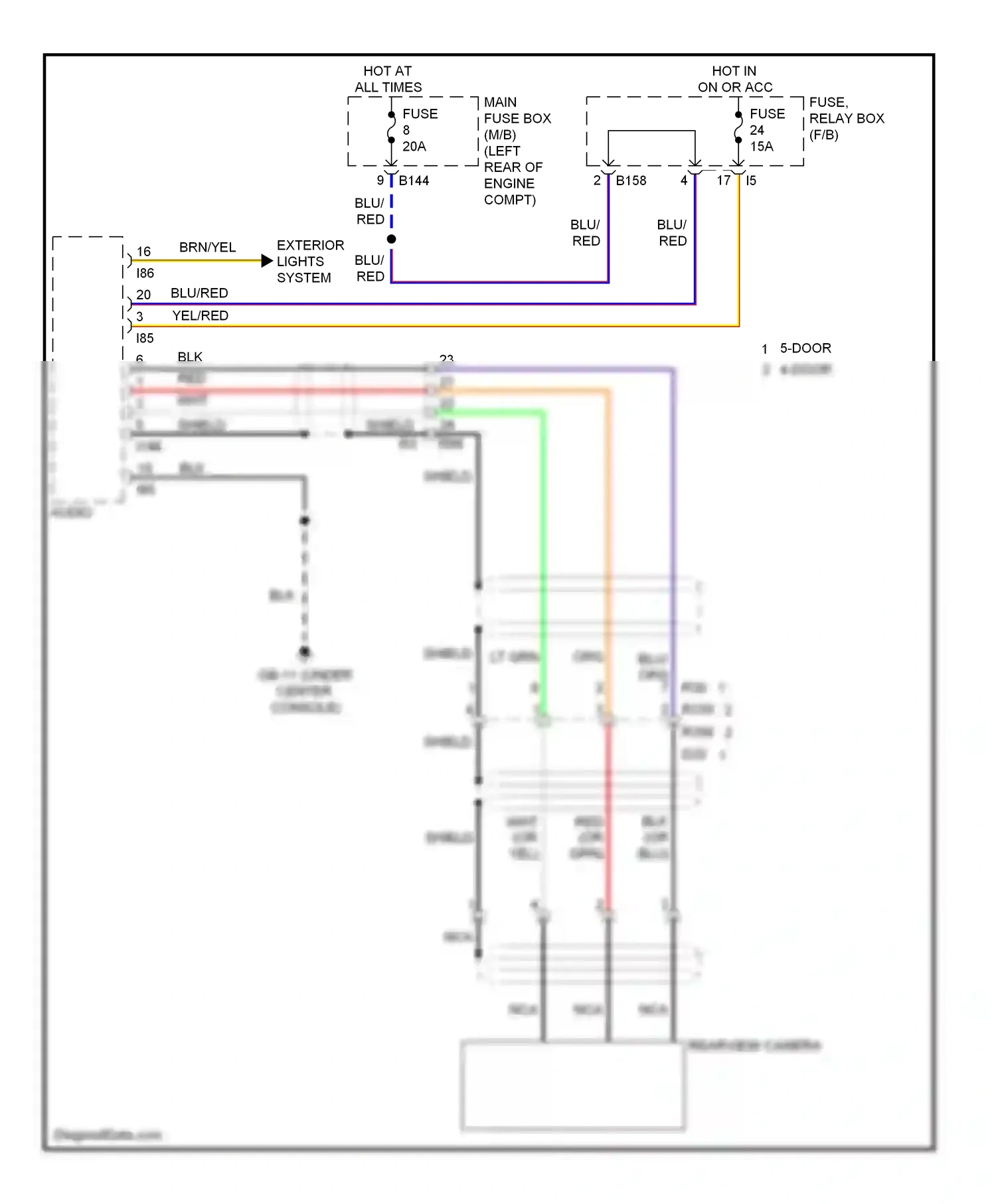 Subaru XV GP (2011-2016) shield wiring diagram  (17 of 23)