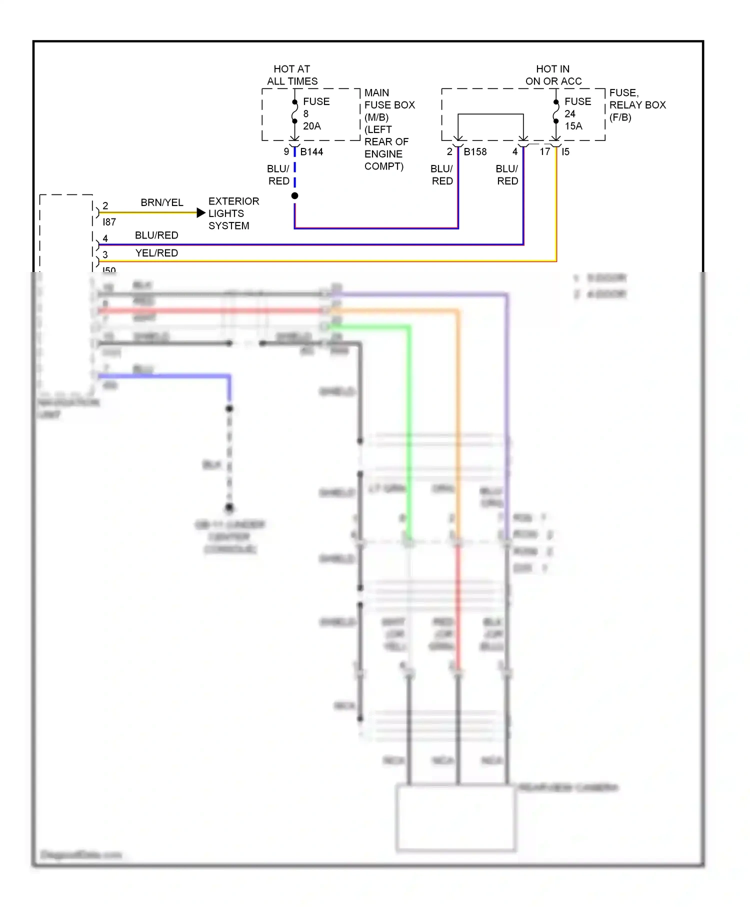 Subaru XV GP (2011-2016) shield wiring diagram  (19 of 23)