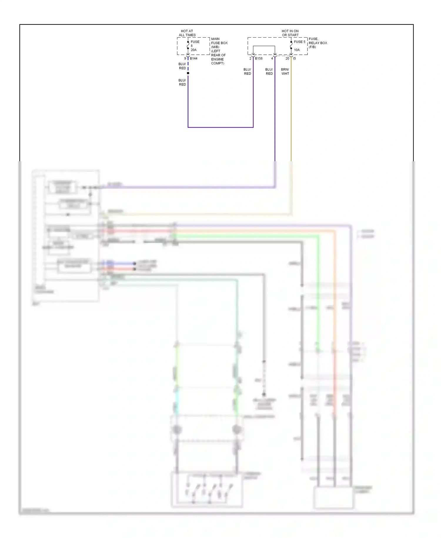 Subaru XV GP (2011-2016) shield wiring diagram  (18 of 23)