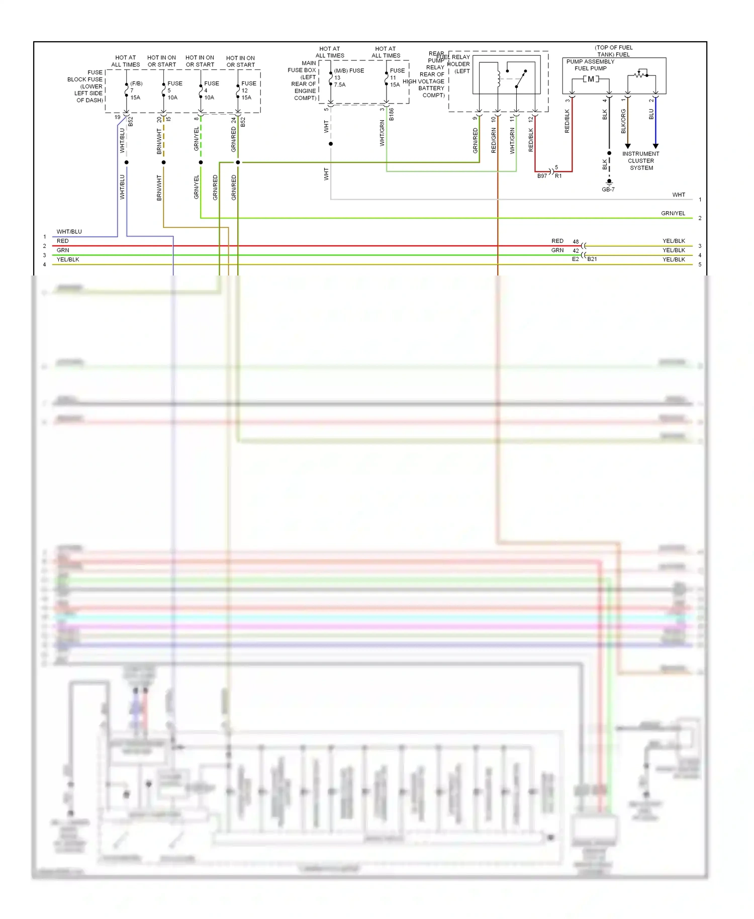 Subaru XV GP (2011-2016) shield wiring diagram  (3 of 23)