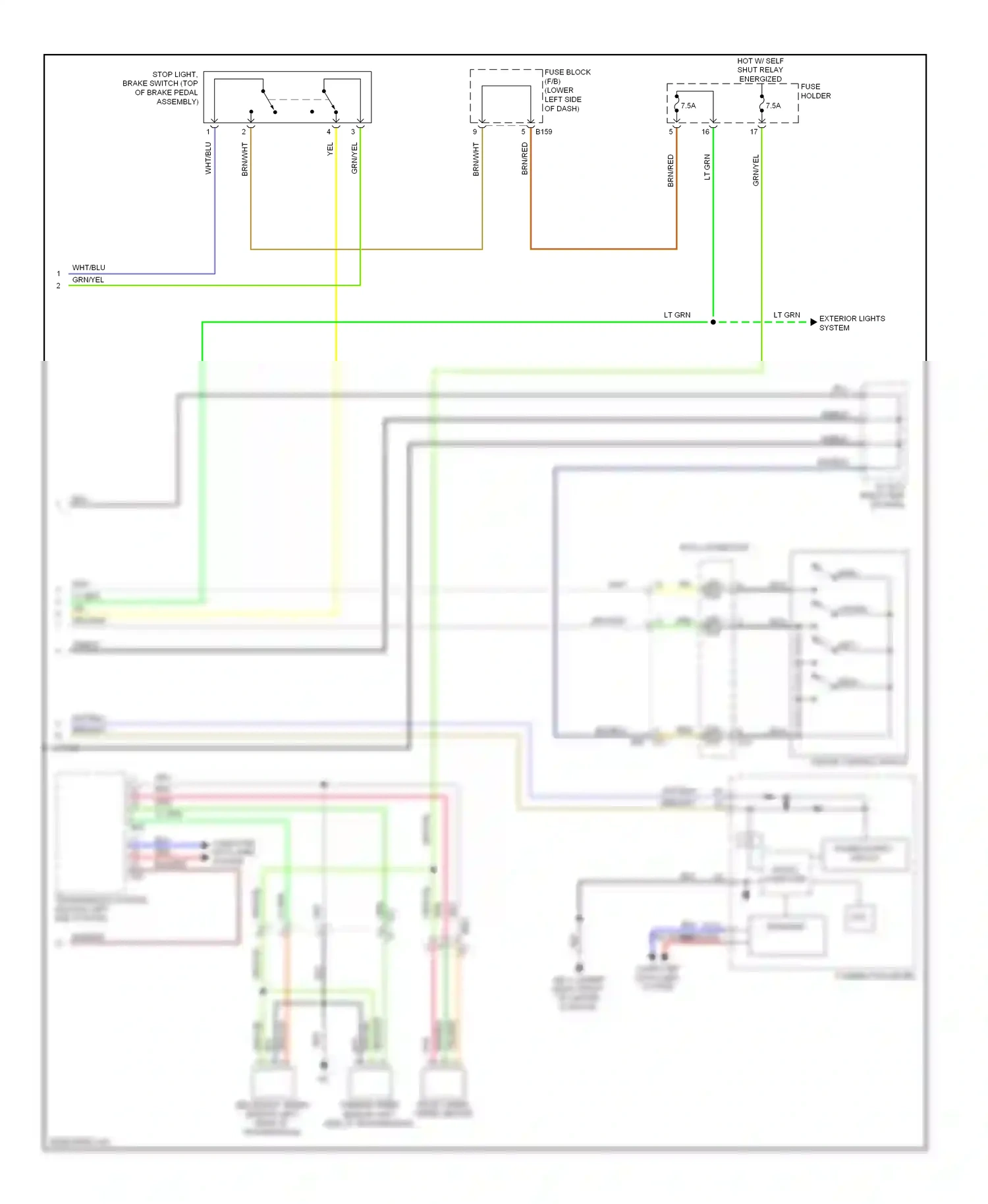 Subaru XV GP (2011-2016) shield wiring diagram  (2 of 23)