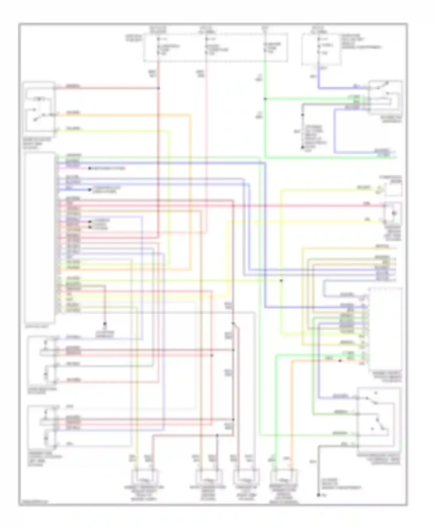 Aerio Suzuki I (2001-2007): Automatic a/c circuit (1 of 2)