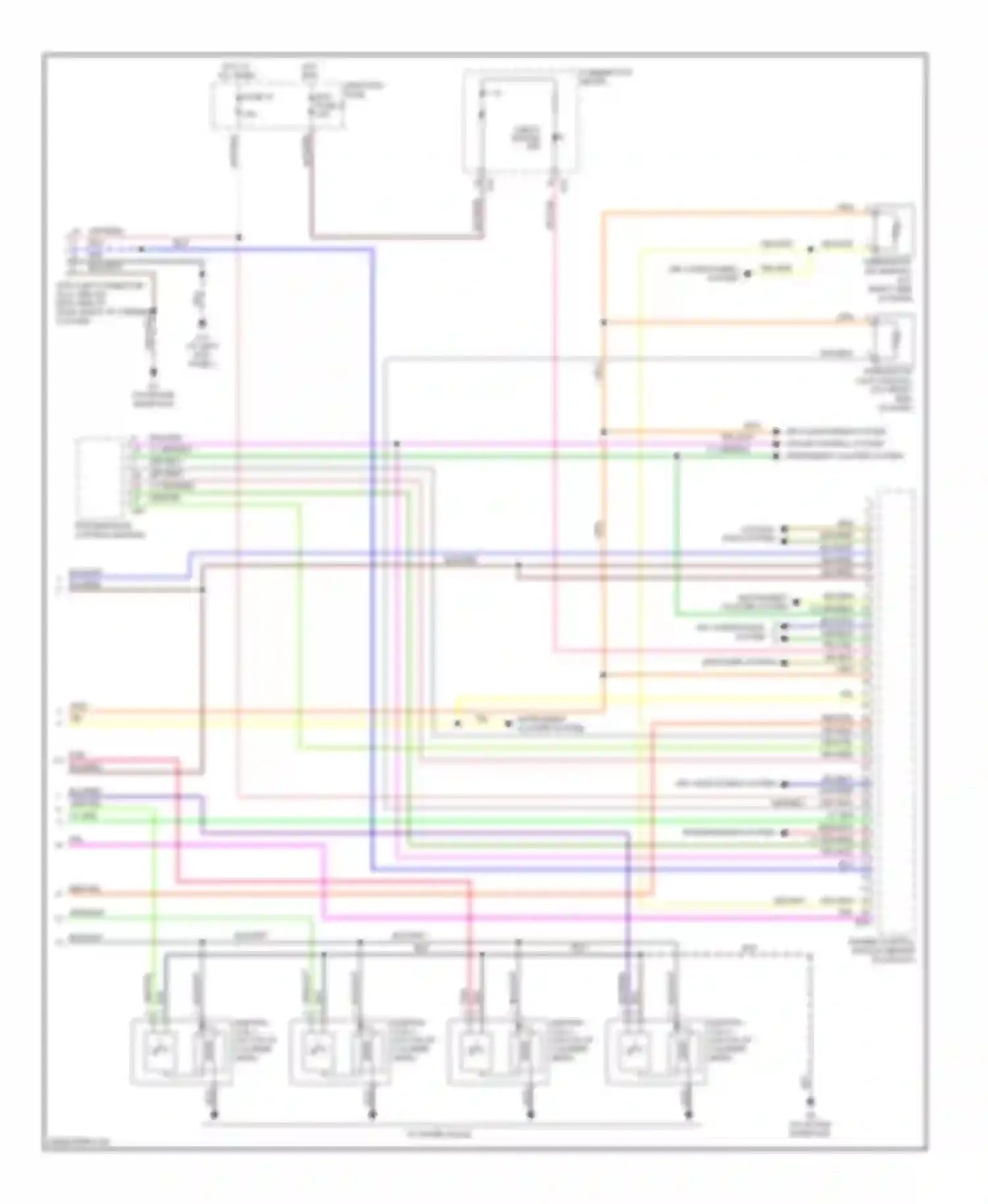 Aerio Suzuki I (2001-2007): Wiring diagram engine performance 2.3l (3 of 3)