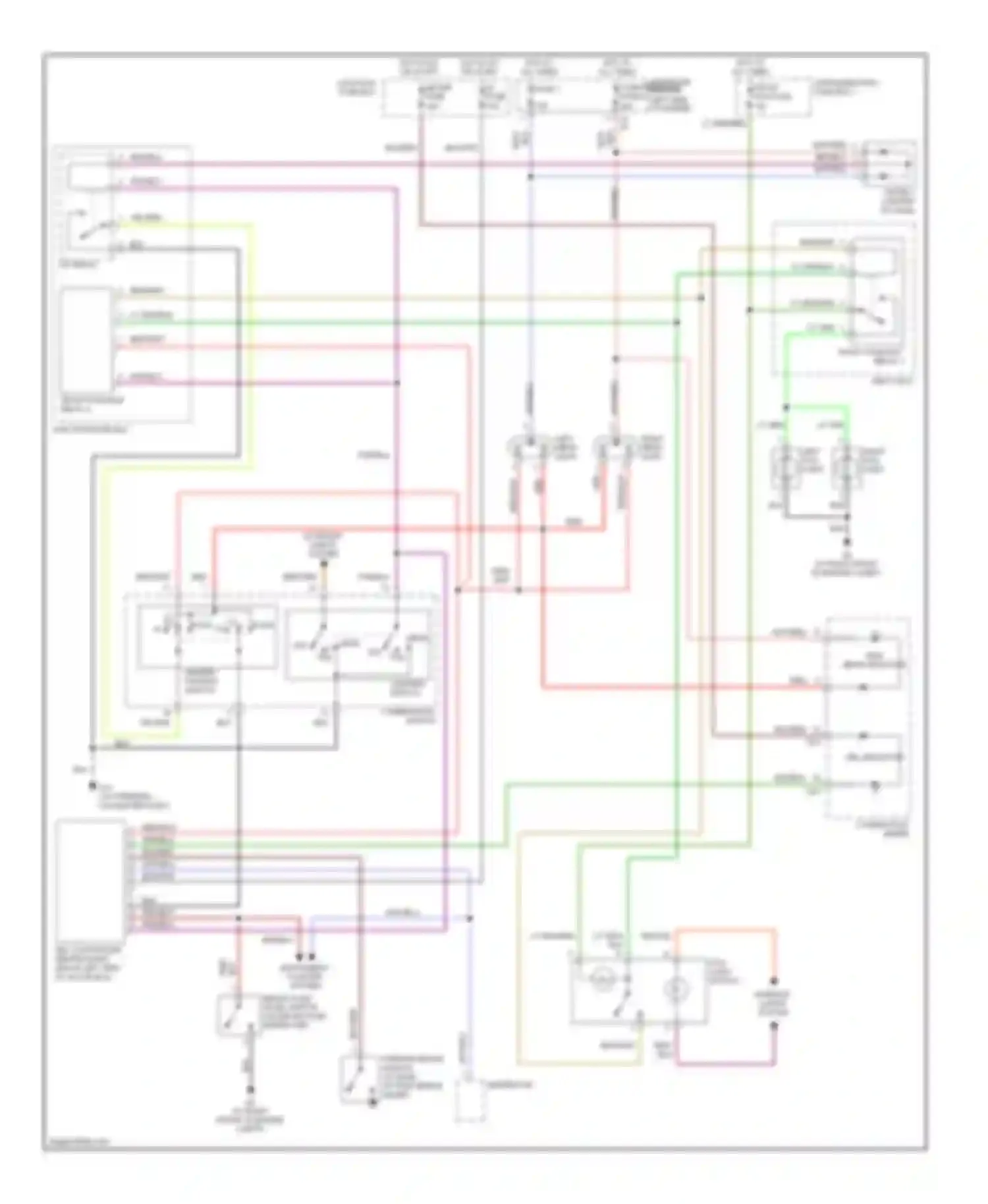 Aerio Suzuki I (2001-2007): Headlights circuit