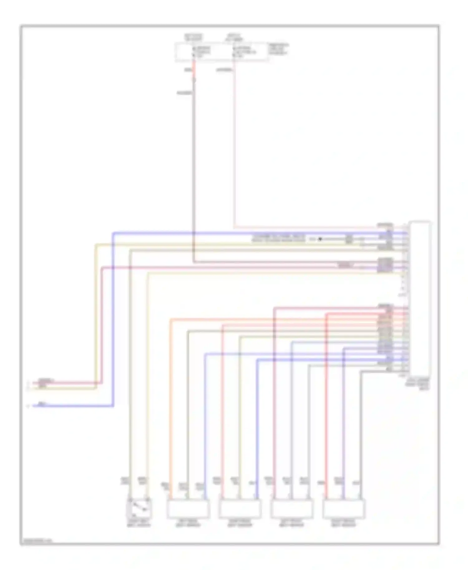 Aerio Suzuki I (2001-2007): Supplemental restraints circuit (2 of 2)