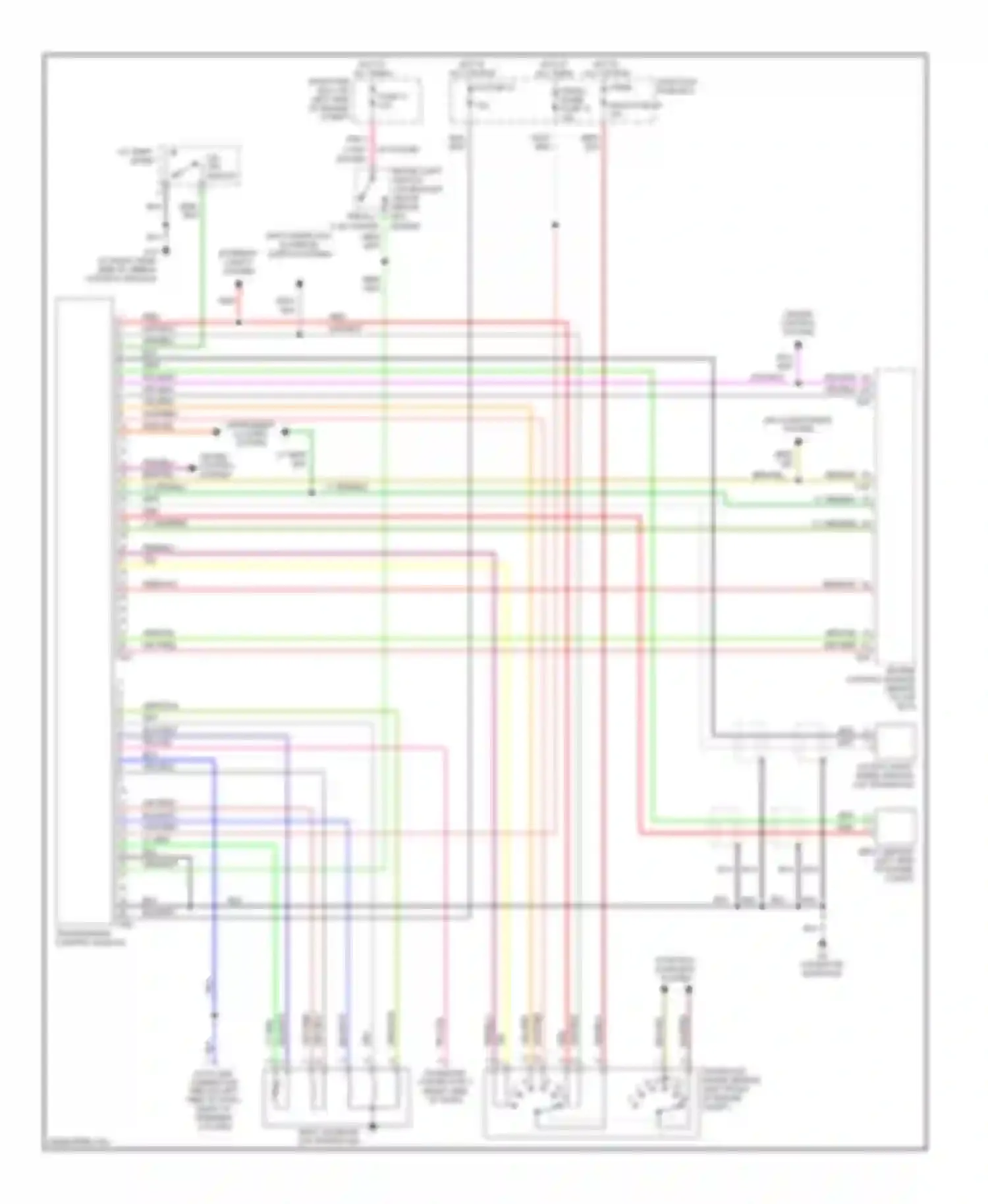 Aerio Suzuki I (2001-2007): Transmission circuit