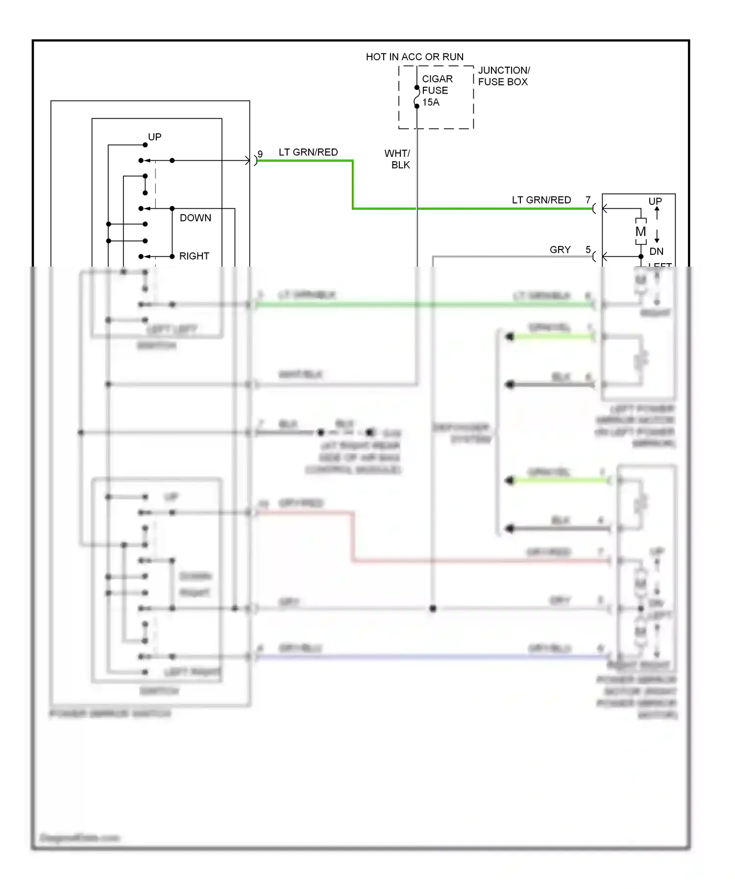 Wiring diagram blk for Suzuki Aerio I (2001-2007) (23 of 34)