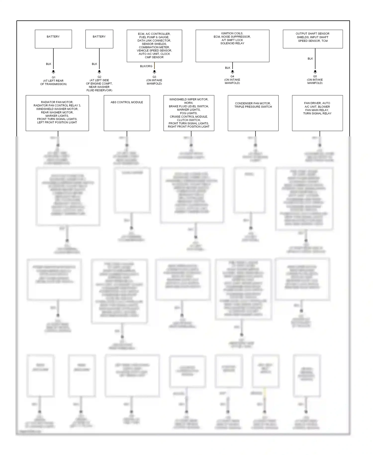 Wiring diagram cigar lighter for Suzuki Aerio I (2001-2007) (1 of 2)