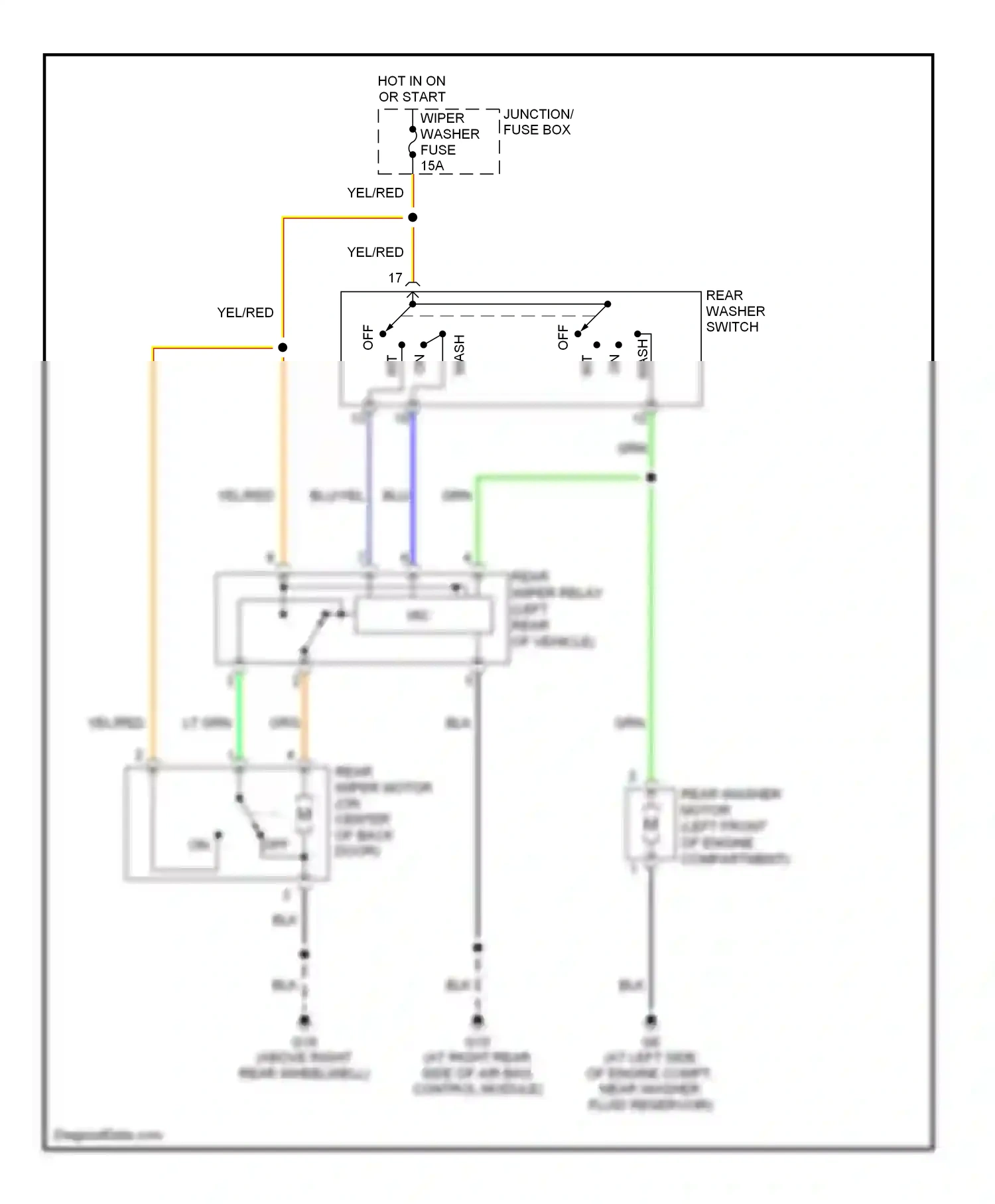 Wiring diagram grn for Suzuki Aerio I (2001-2007) (12 of 17)