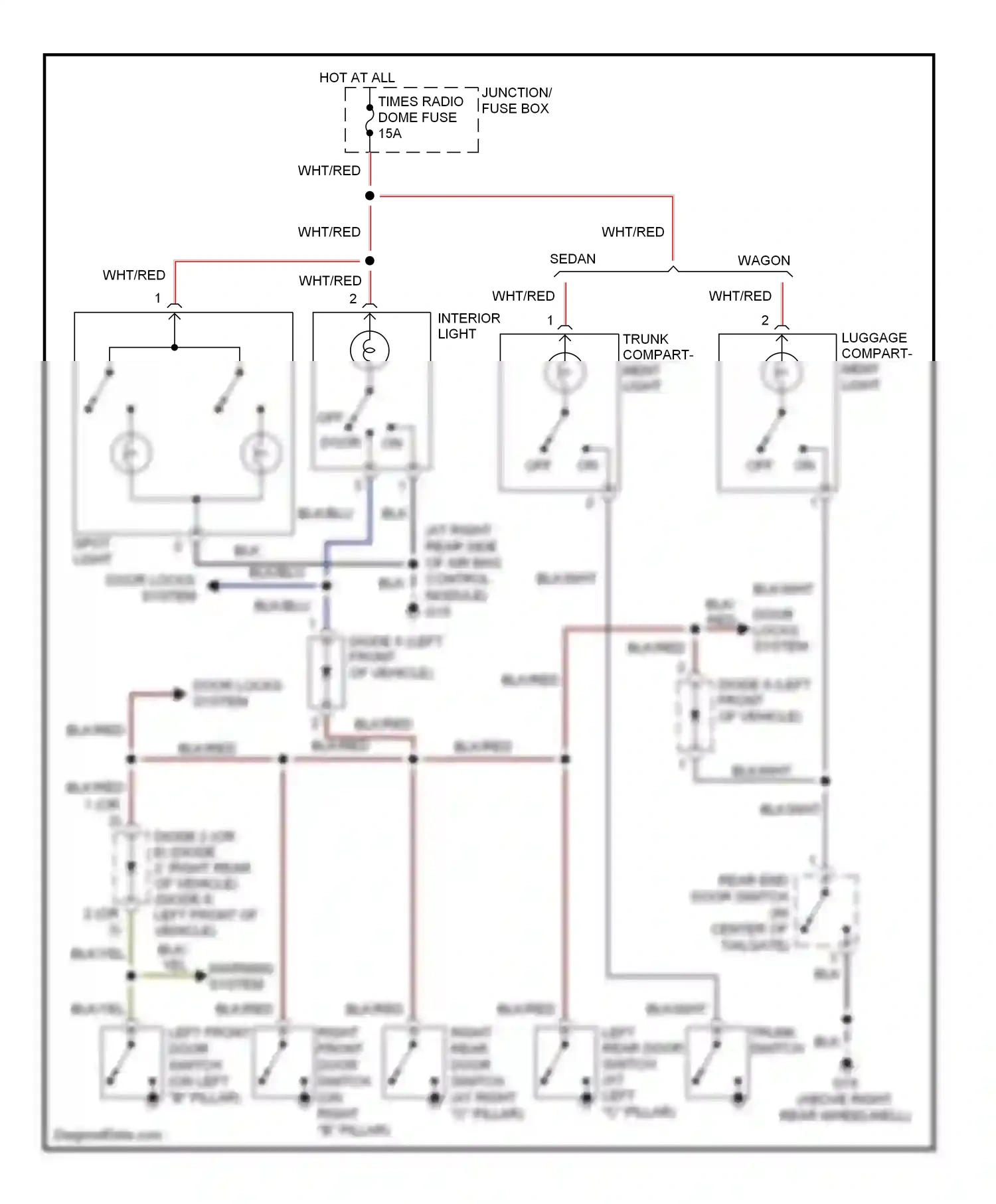 Wiring diagram on off for Suzuki Aerio I (2001-2007) (1 of 3)