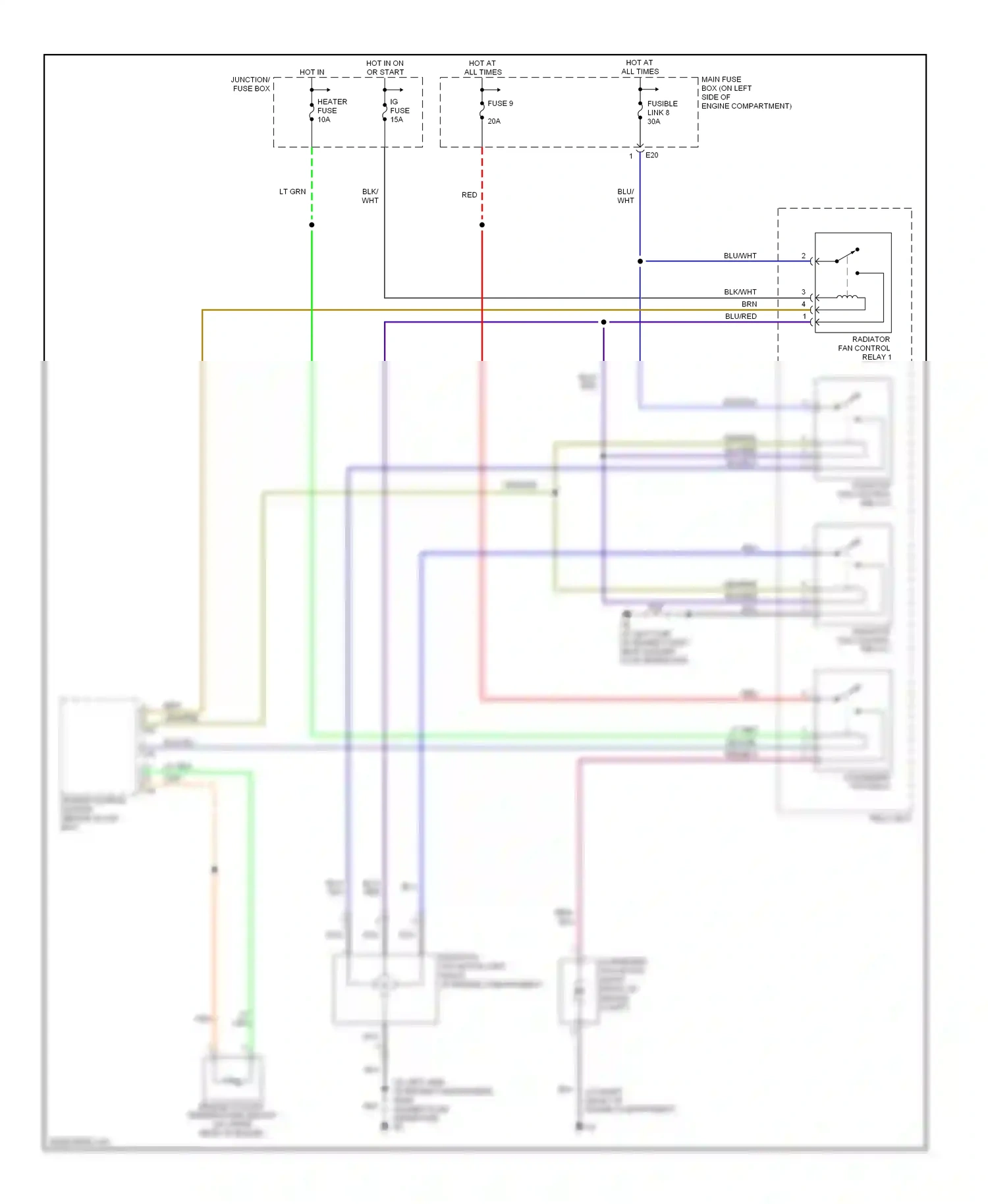 Wiring diagram red for Suzuki Aerio I (2001-2007) (5 of 24)