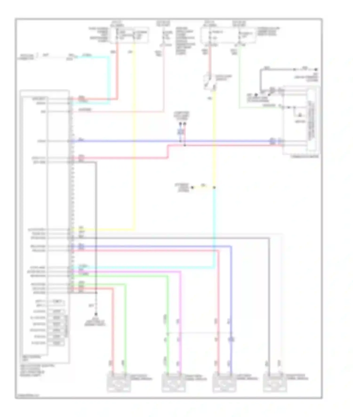 Equator Suzuki I (2008-2012): Anti-lock brakes circuit, without abls & vdc