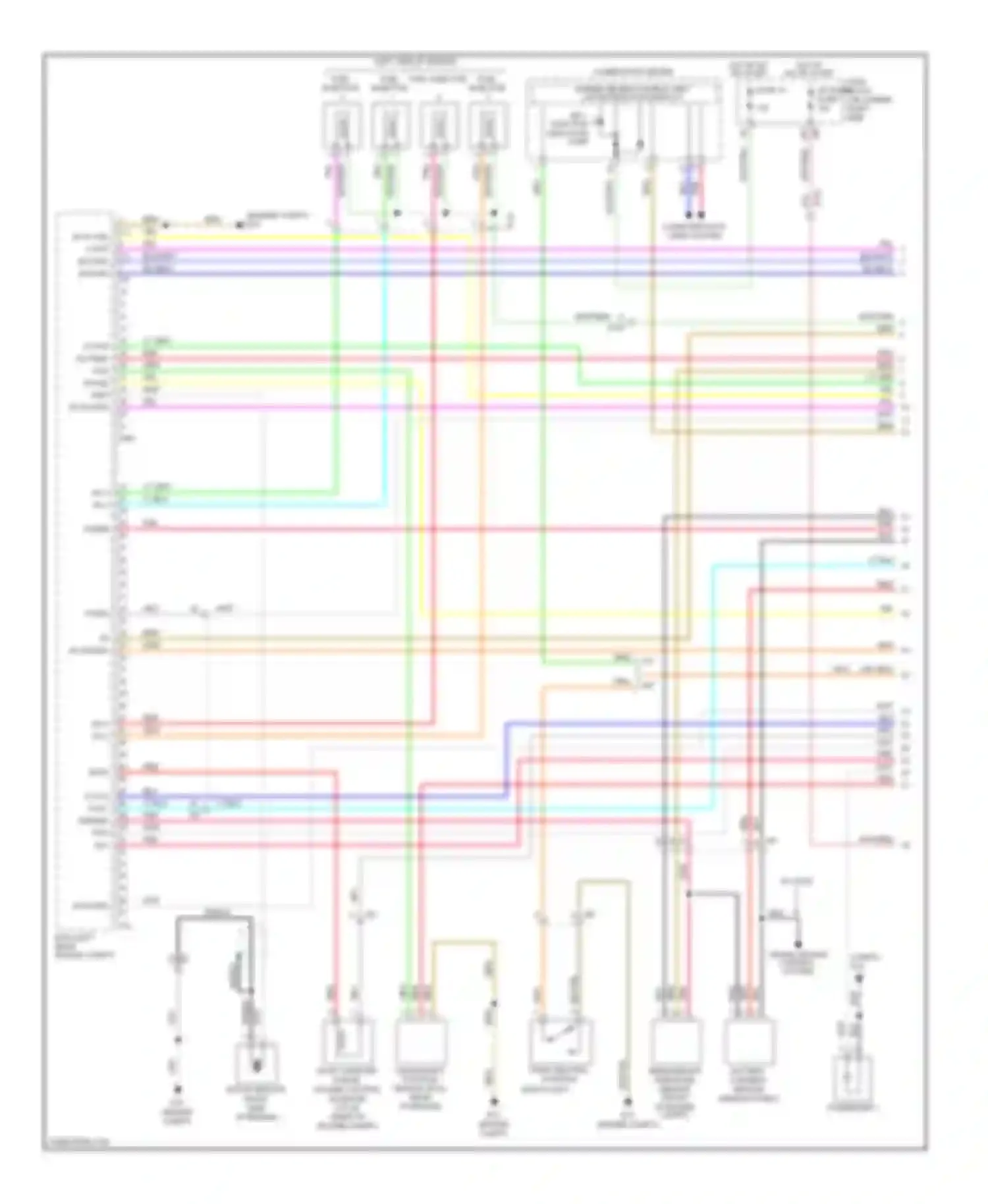 Equator Suzuki I (2008-2012): Wiring diagram engine performance 2.5l (1 of 4)