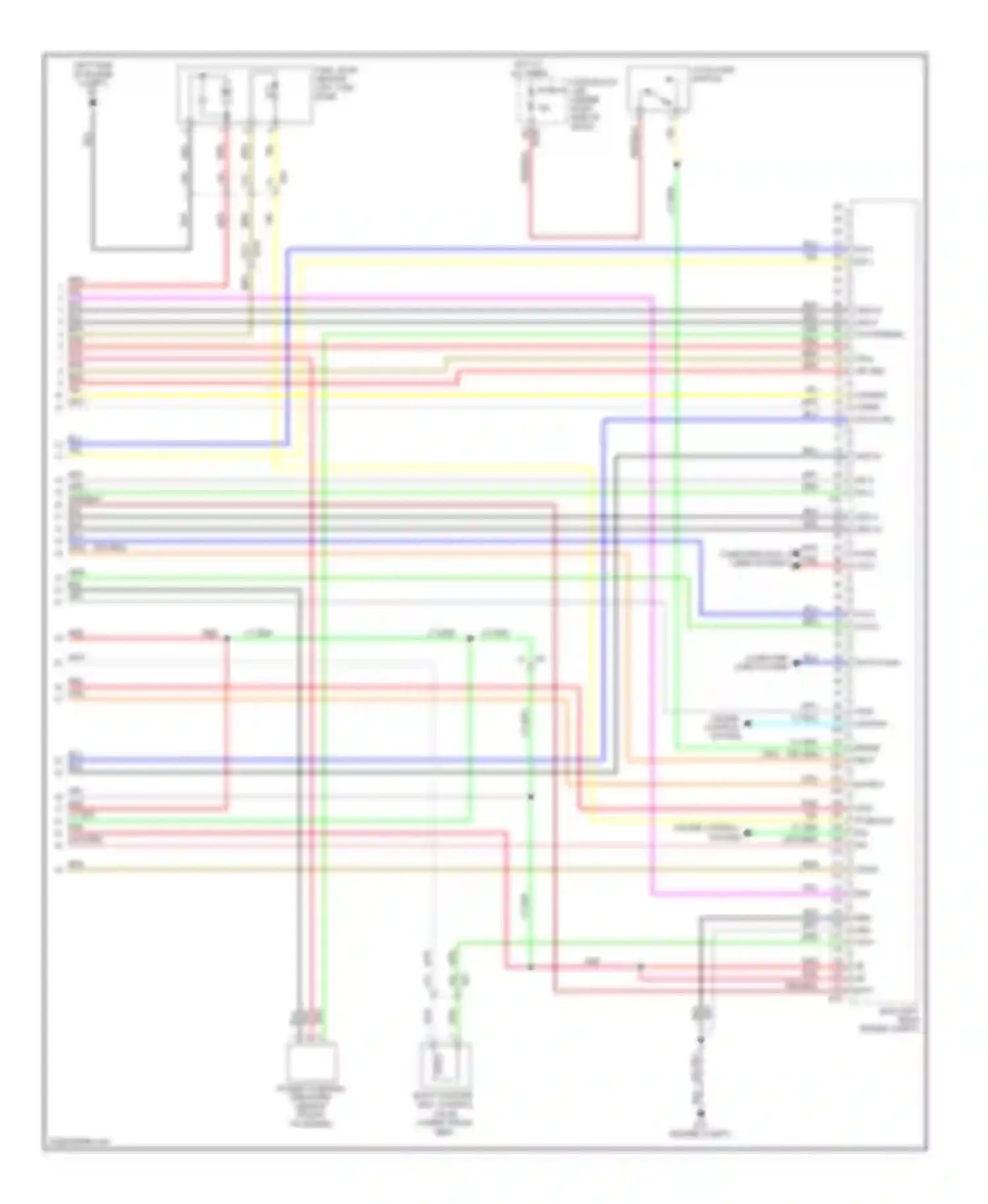 Equator Suzuki I (2008-2012): Wiring diagram engine performance 2.5l (4 of 4)