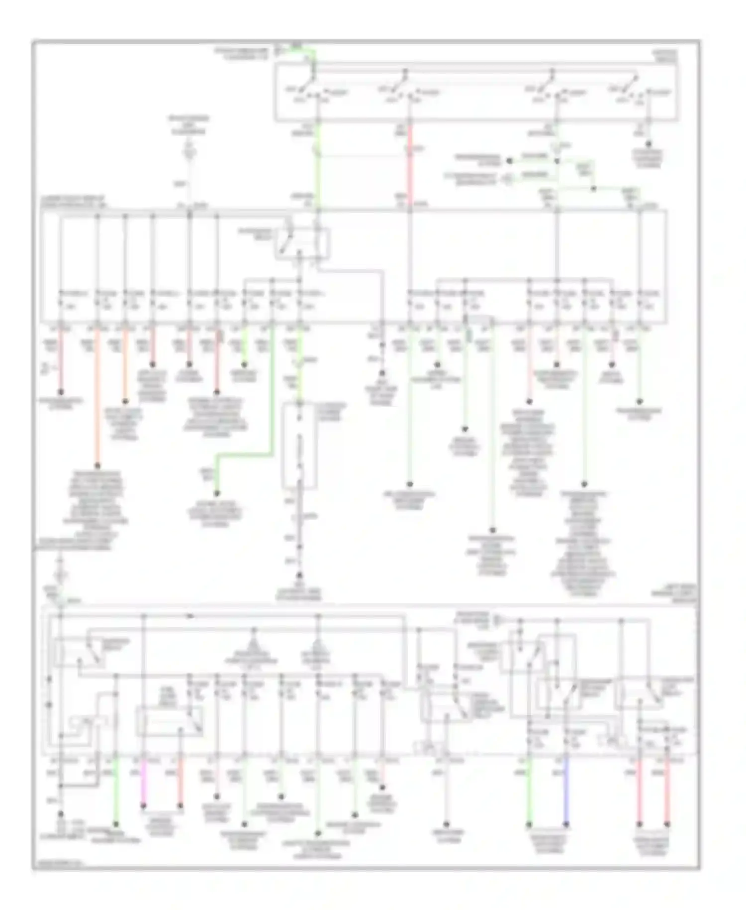 Equator Suzuki I (2008-2012): Power distribution circuit (2 of 2)