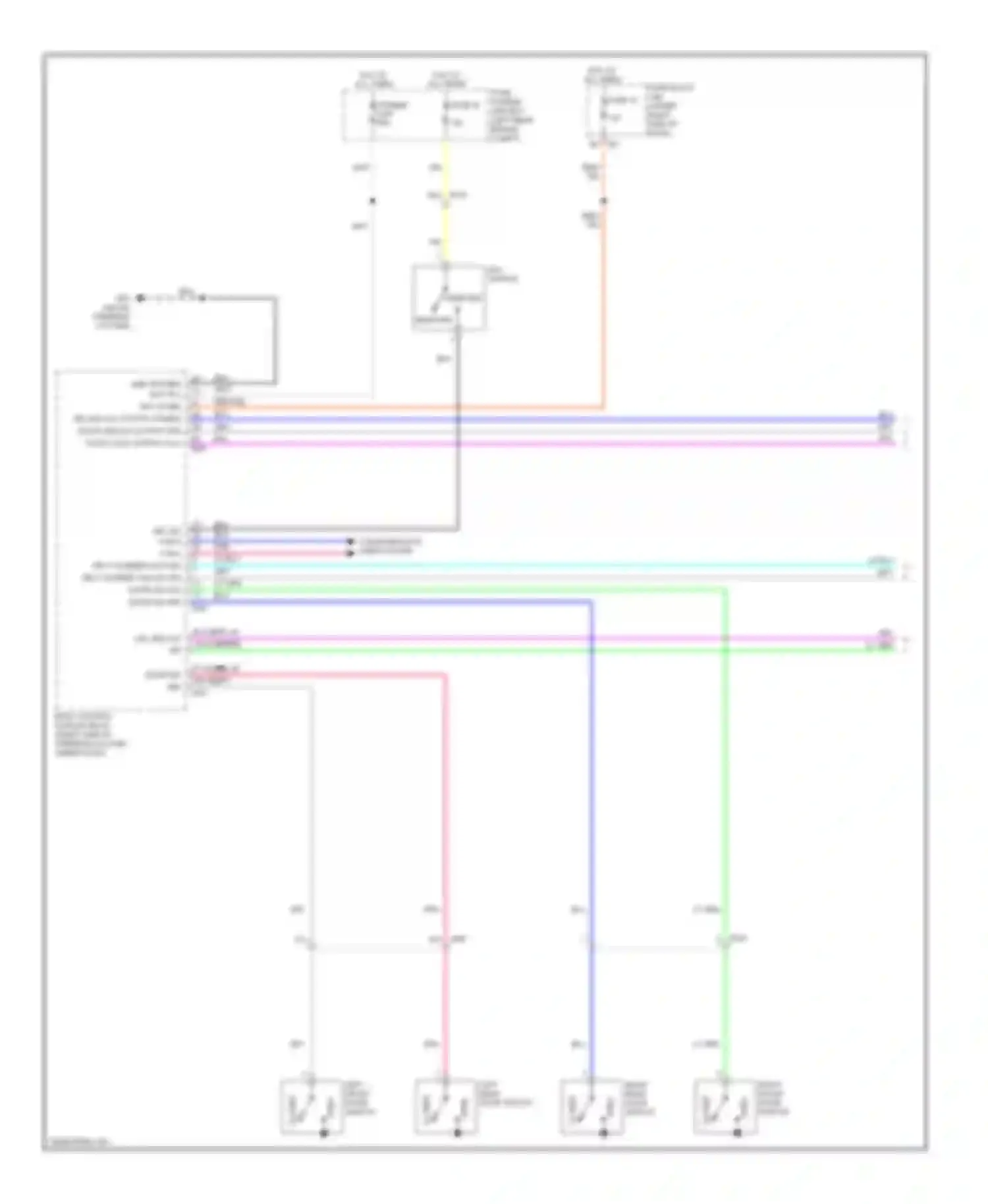 Equator Suzuki I (2008-2012): Door lock circuit, crew cab (1 of 2)