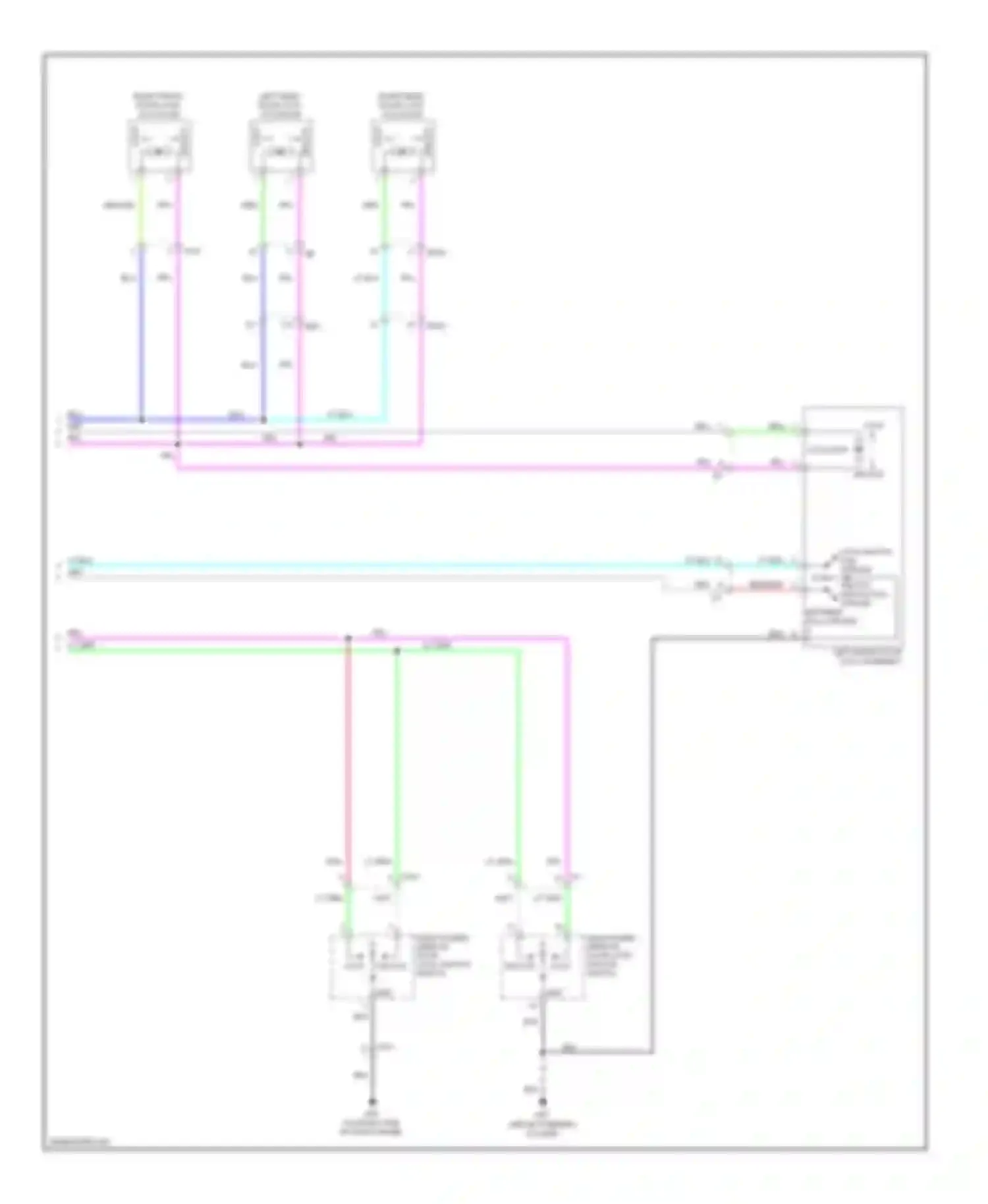 Equator Suzuki I (2008-2012): Door lock circuit, crew cab (2 of 2)