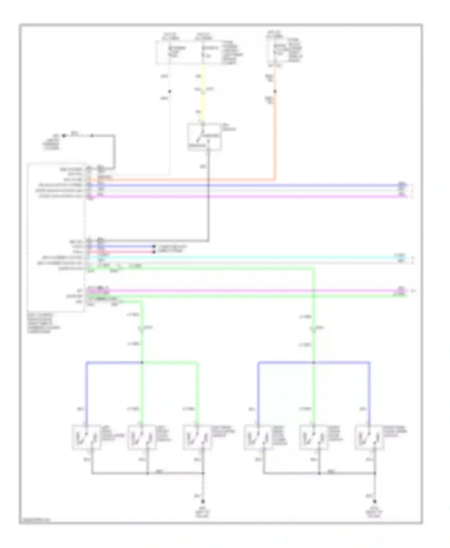 Equator Suzuki I (2008-2012): Door lock circuit, king cab (1 of 2)