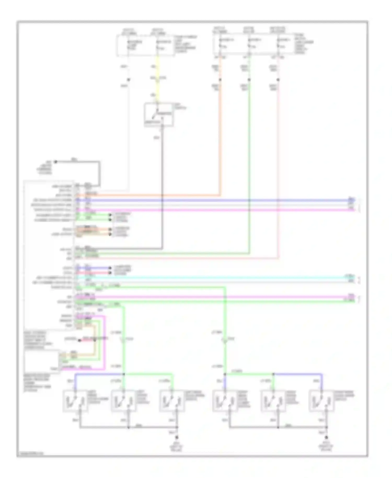 Equator Suzuki I (2008-2012): Door lock & keyless entry circuit, king cab (1 of 2)