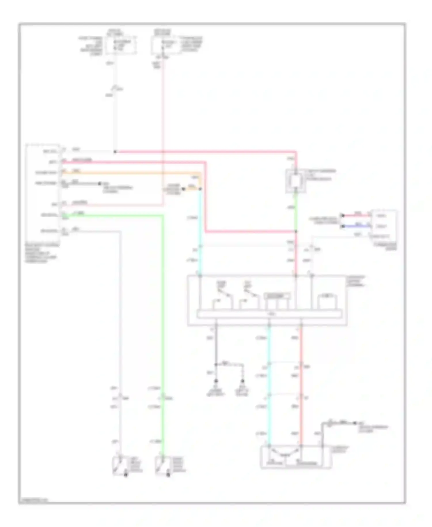 Equator Suzuki I (2008-2012): Power top/sunroof circuit
