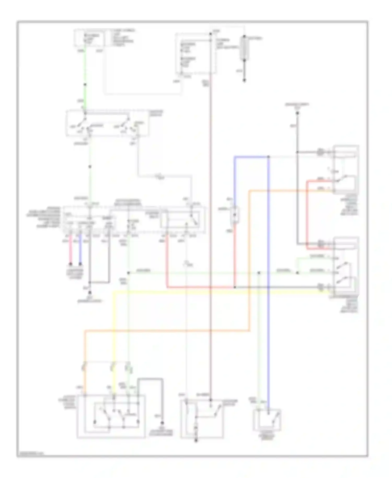 Equator Suzuki I (2008-2012): 4.0l, starting circuit, with clutch interlock cancel system