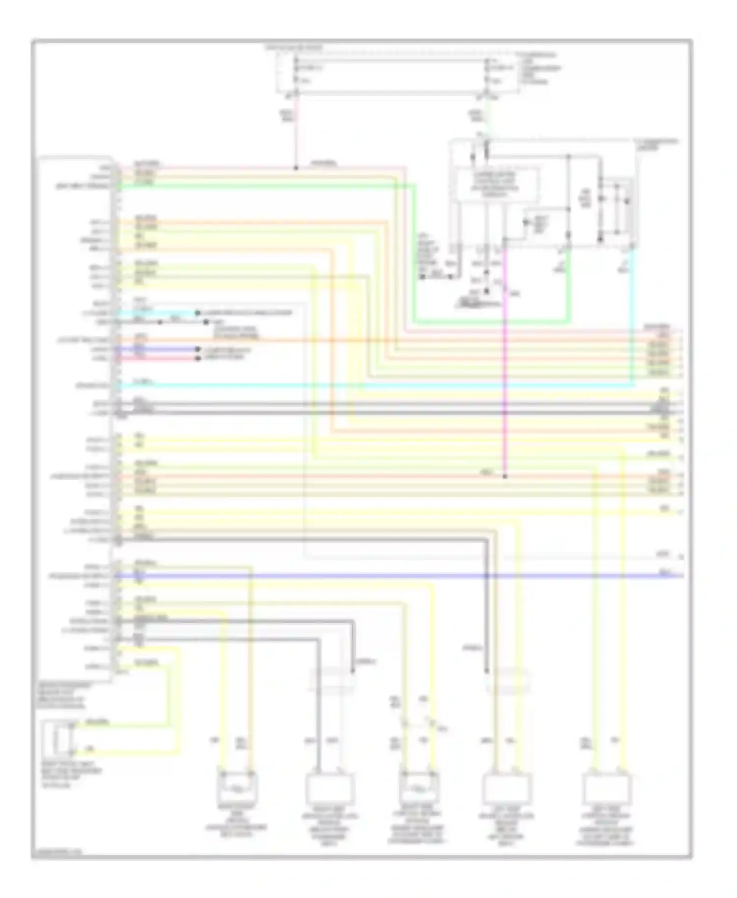 Equator Suzuki I (2008-2012): Supplemental restraints circuit (1 of 2)