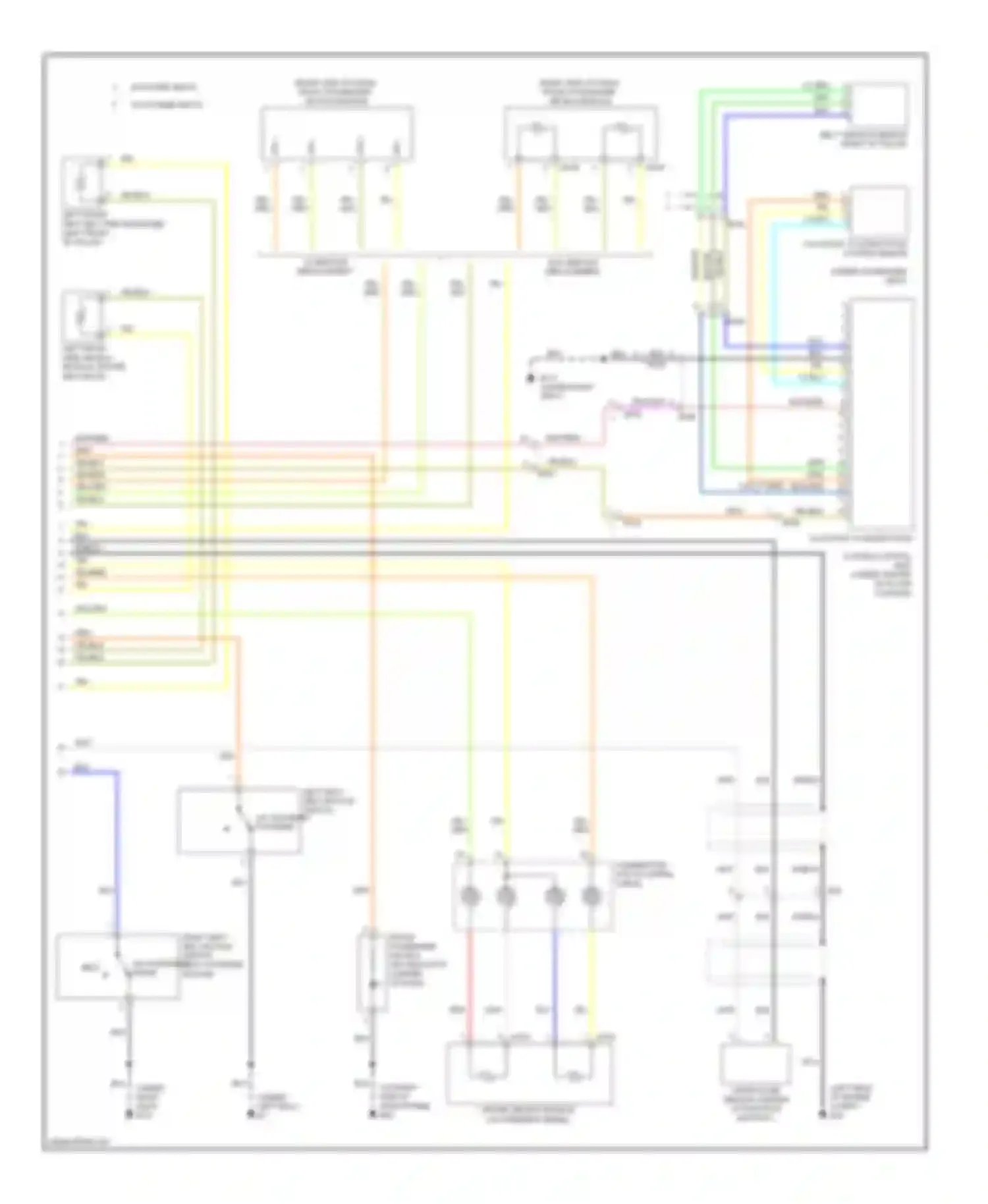 Equator Suzuki I (2008-2012): Supplemental restraints circuit (2 of 2)