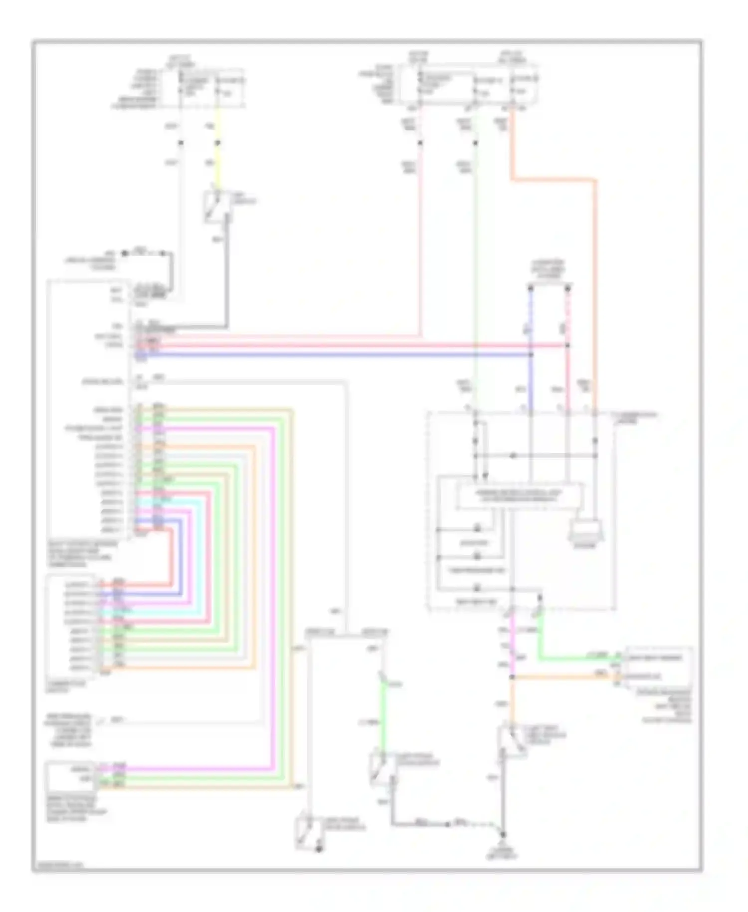 Equator Suzuki I (2008-2012): Warning systems circuit