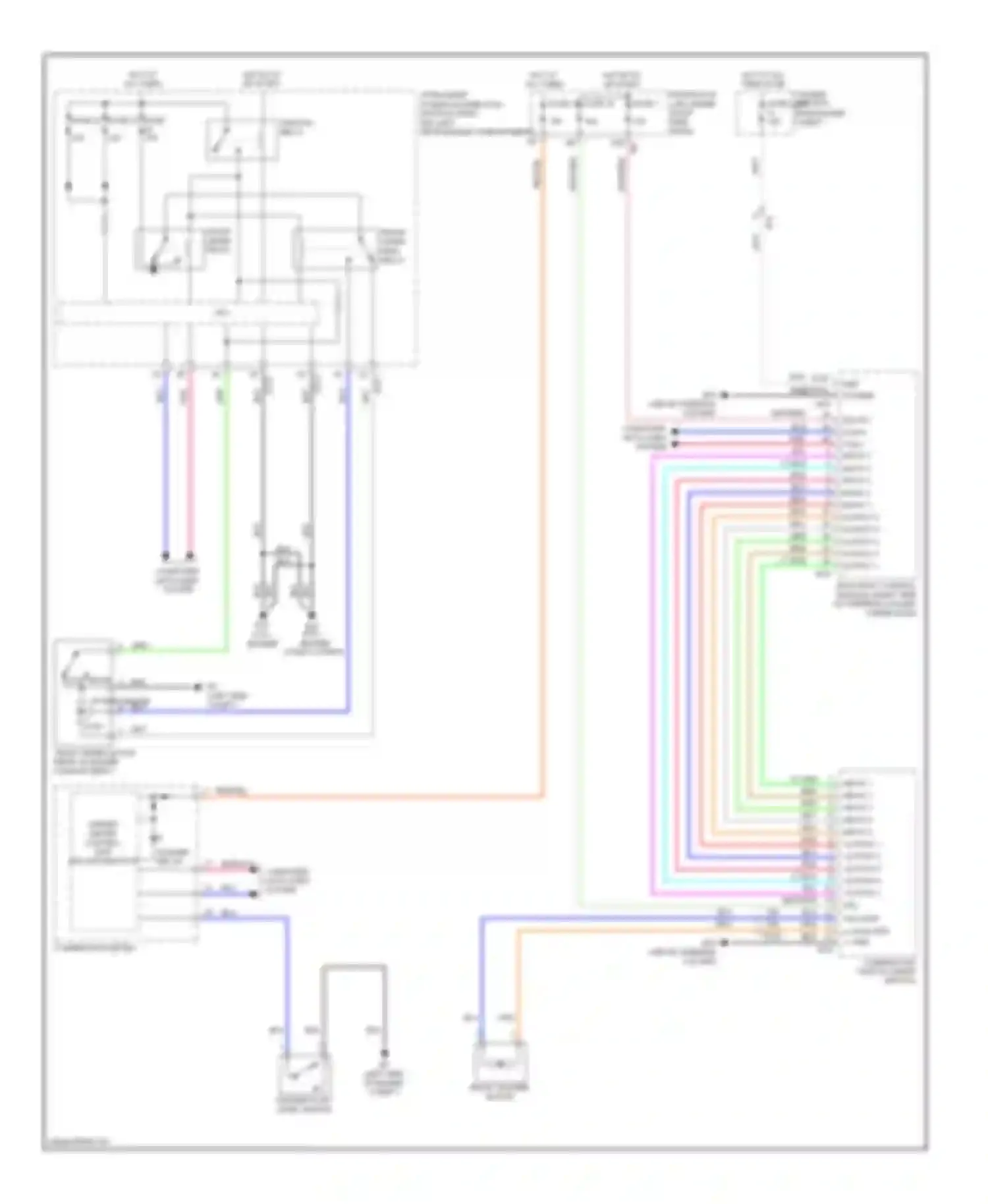 Equator Suzuki I (2008-2012): Wiper/washer circuit