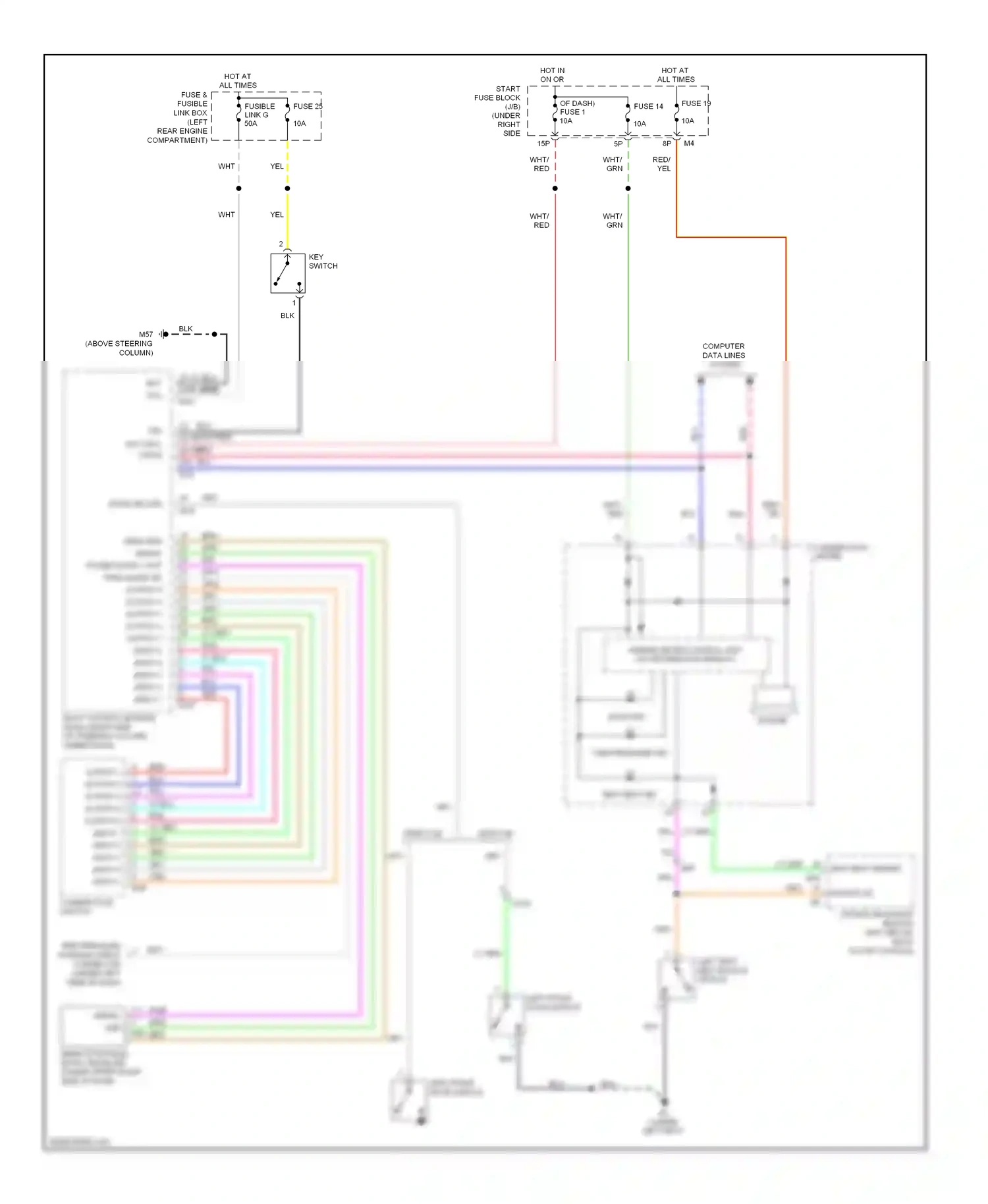 Suzuki Equator I (2008-2012) combination meter wiring diagram  (23 of 24)